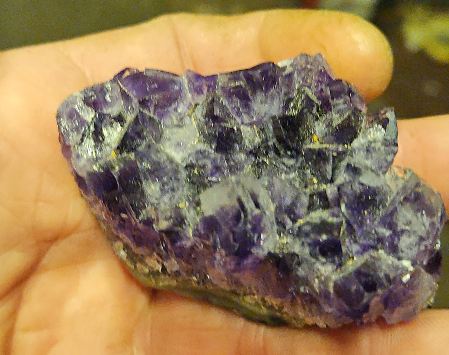 Purple Amethyst Crystal Specimen