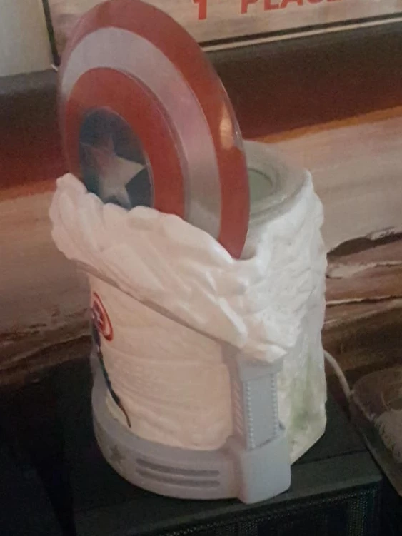Captain America Shield candle Lamp