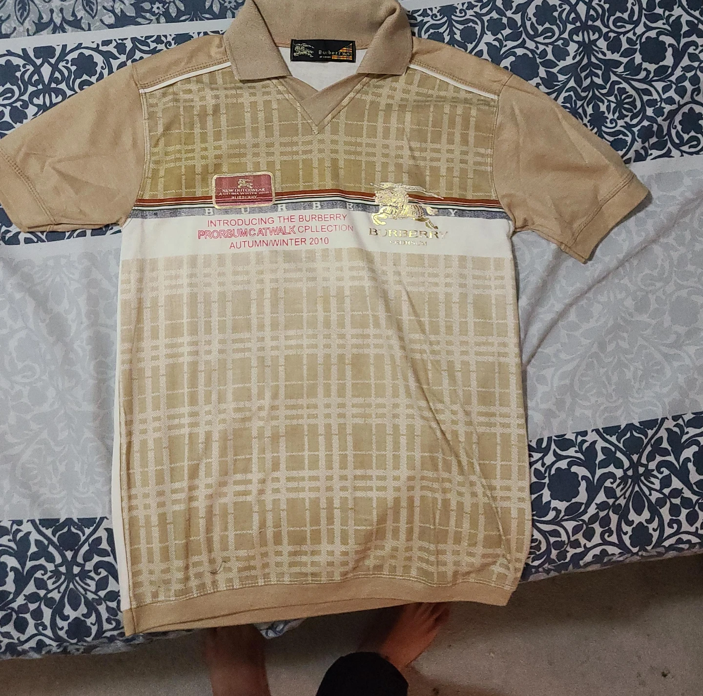 Burberry Men's Short Sleeve Polo Shirt