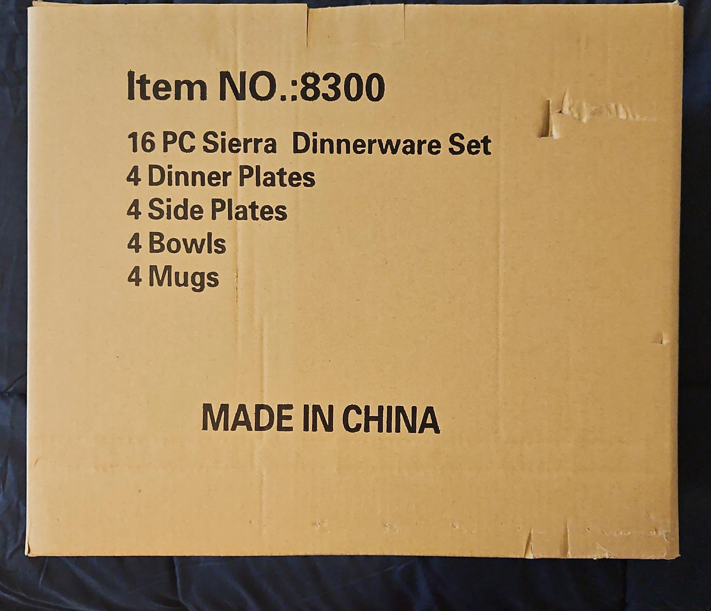 Sierra 16 Piece Dinnerware Set