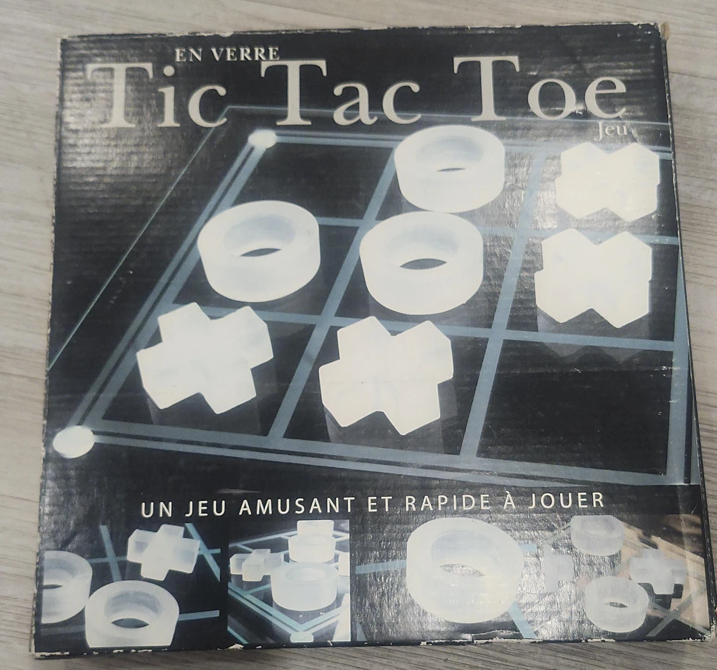 Glass Tic Tac Toe Game