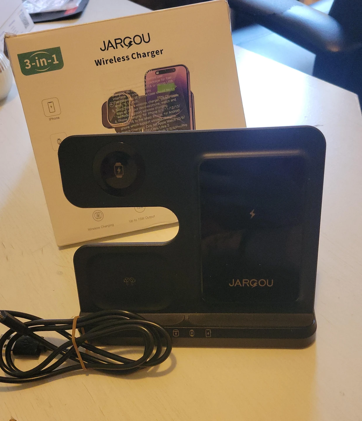 Jargou 3-in-1 Wireless Charger