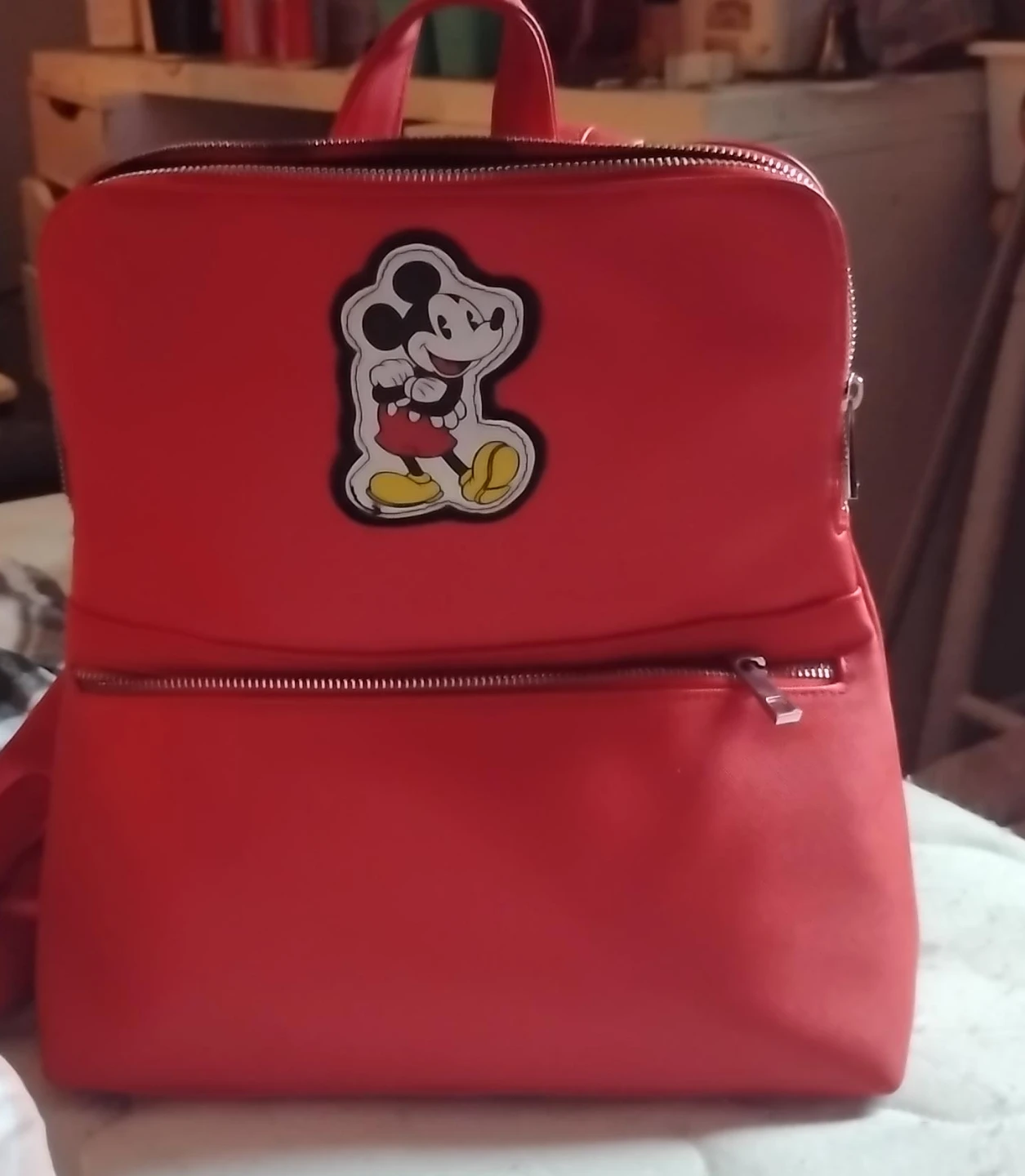 Red Mickey Mouse Backpack