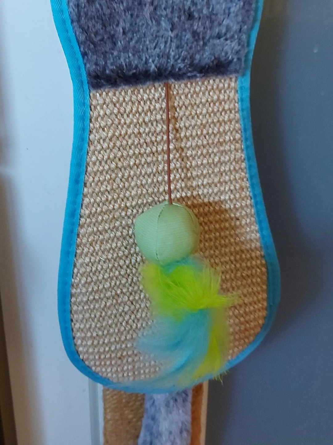 Cat Scratching Pad with Dangling Toy