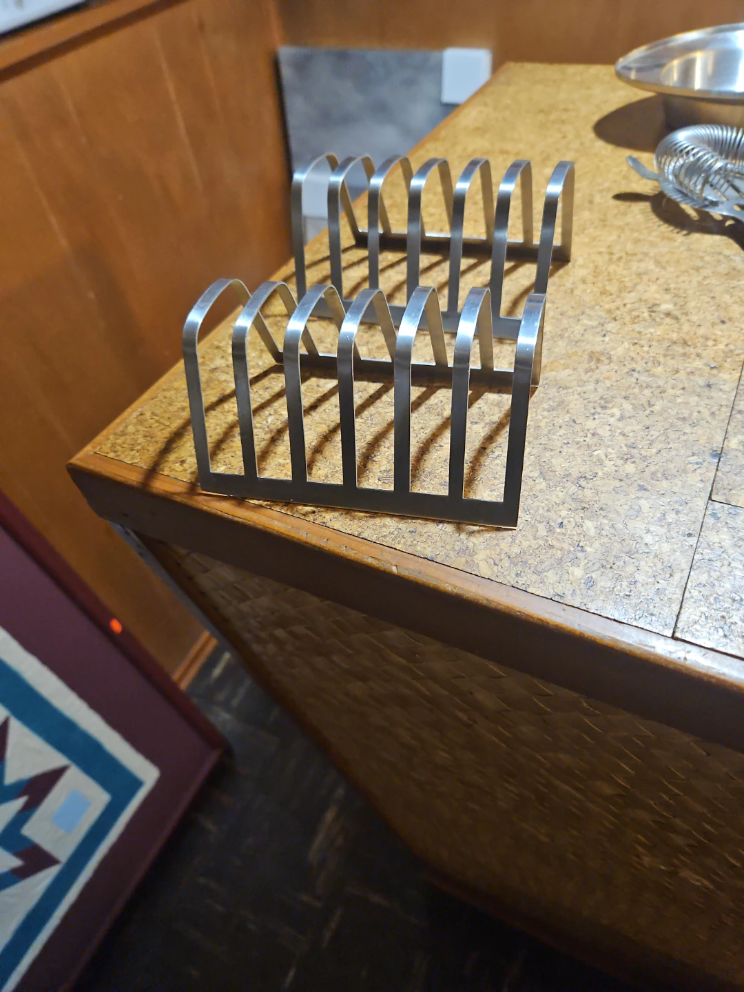 Stainless Steel 4-Slice Toaster Rack
