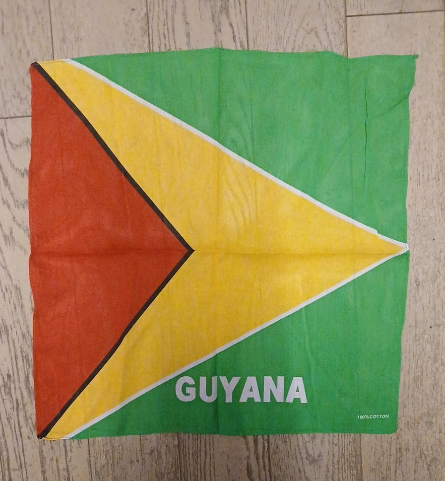 Guyana Flag Bandana 100% Cotton