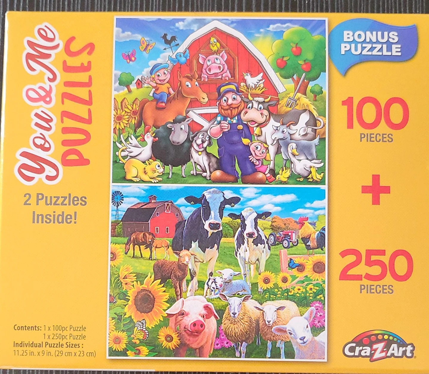 You & Me Puzzles 2-Pack: Farm Animals