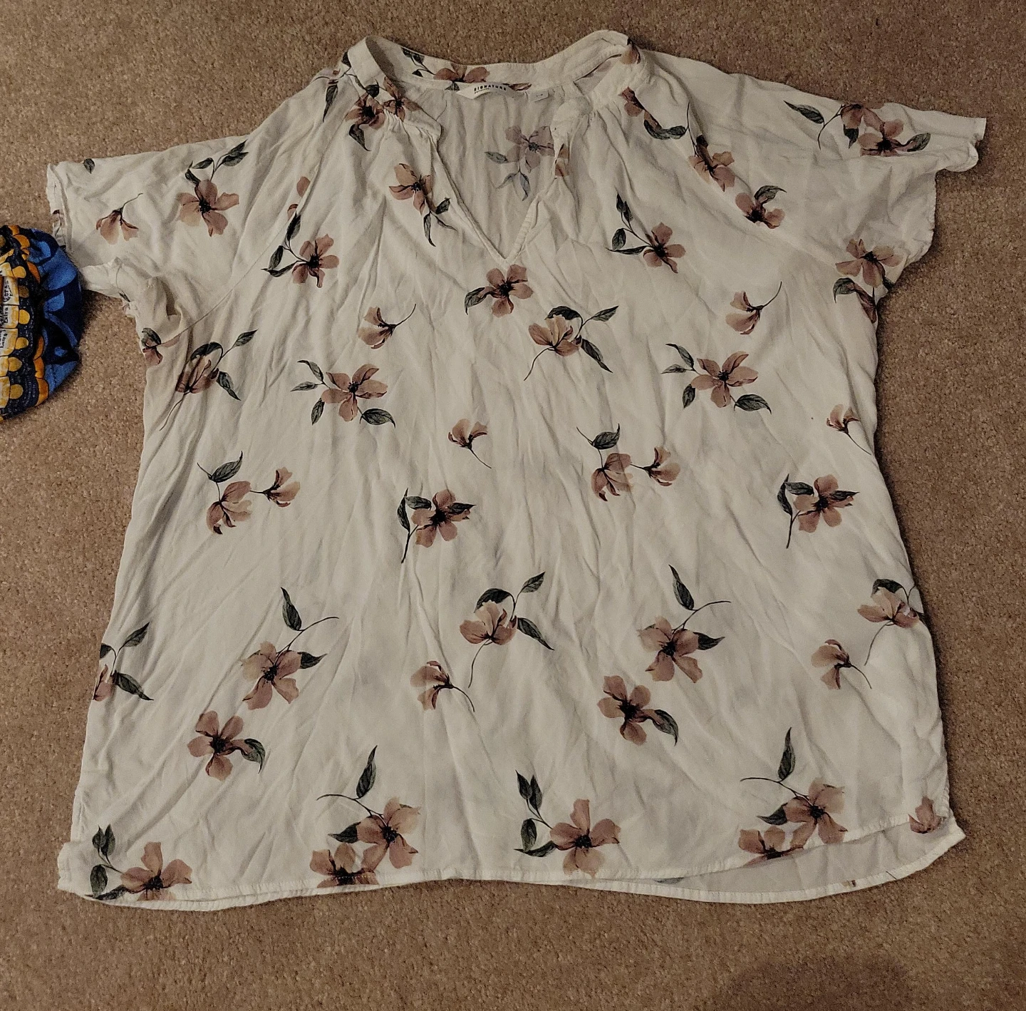 SIGNATURE by Reitmans Women's Floral Print Top - Size L