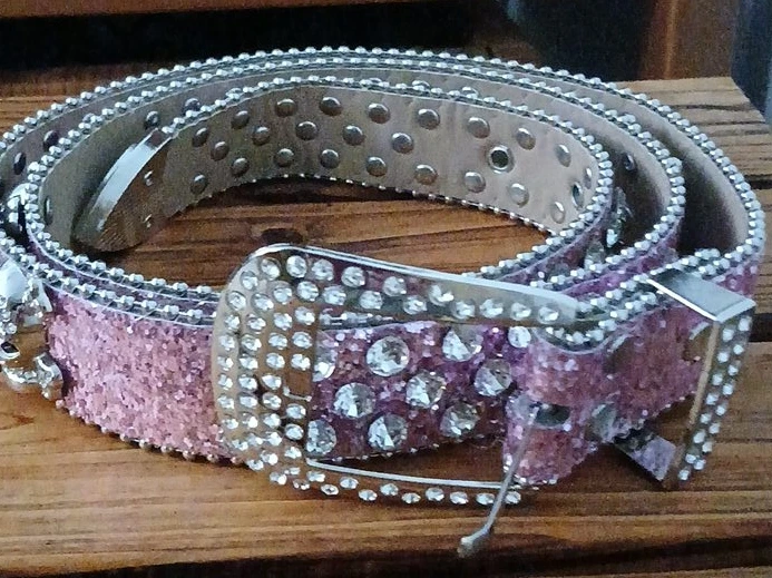 Sparkly Pink Rhinestone Belt