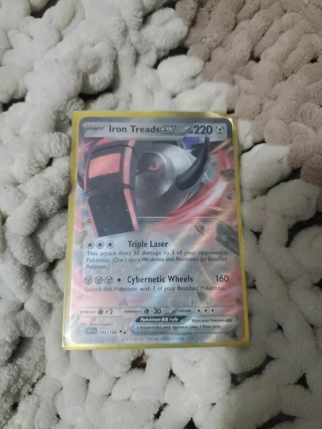 Pokémon TCG Iron Treads EX 143/198