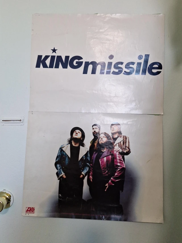 King Missile Band Poster