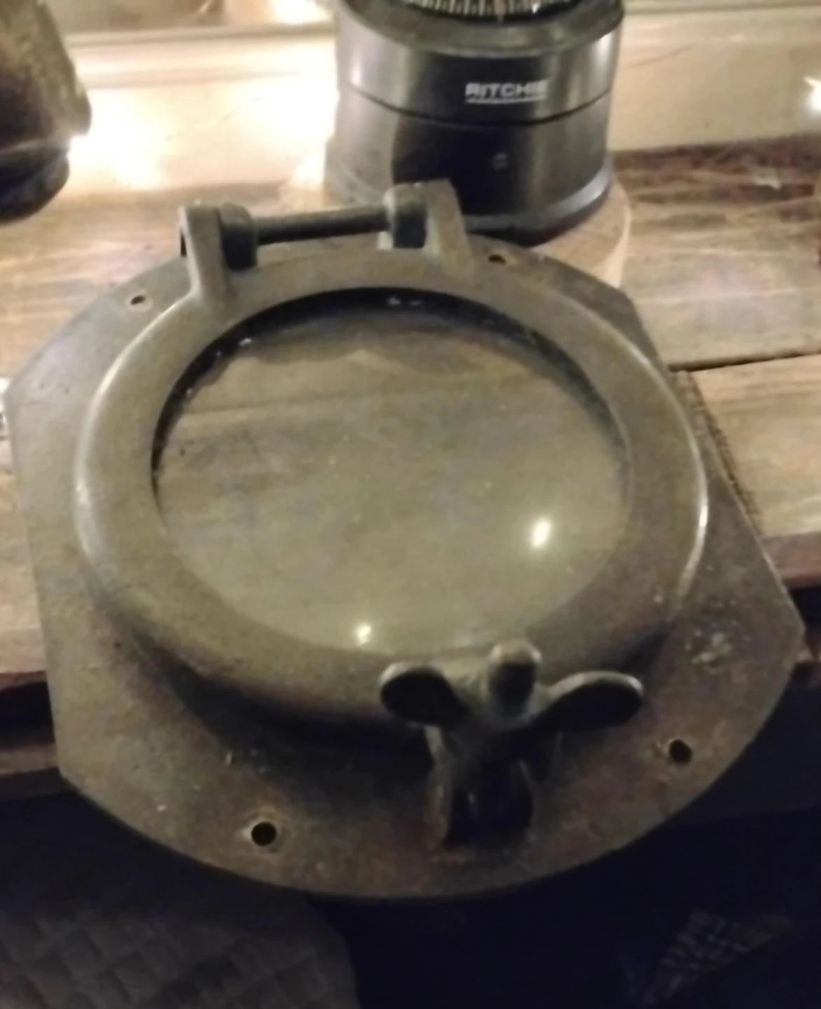 4 piece set. Vintage Porthole Window Decor