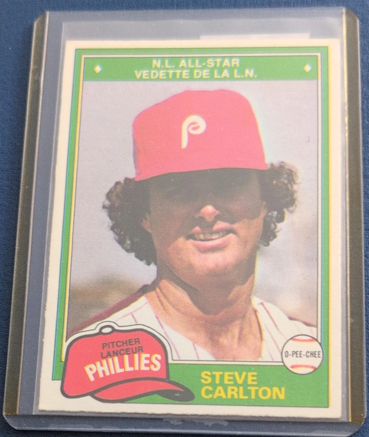 1981 O-Pee-Chee Steve Carlton Baseball Card