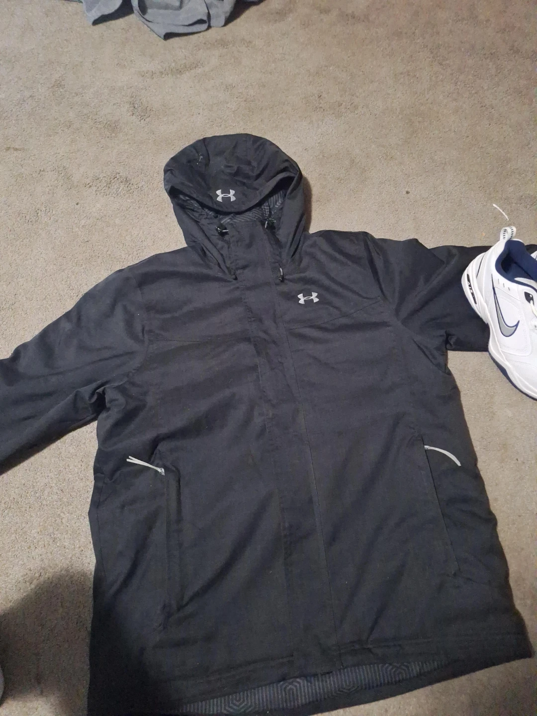Under Armour Black Hooded Jacket