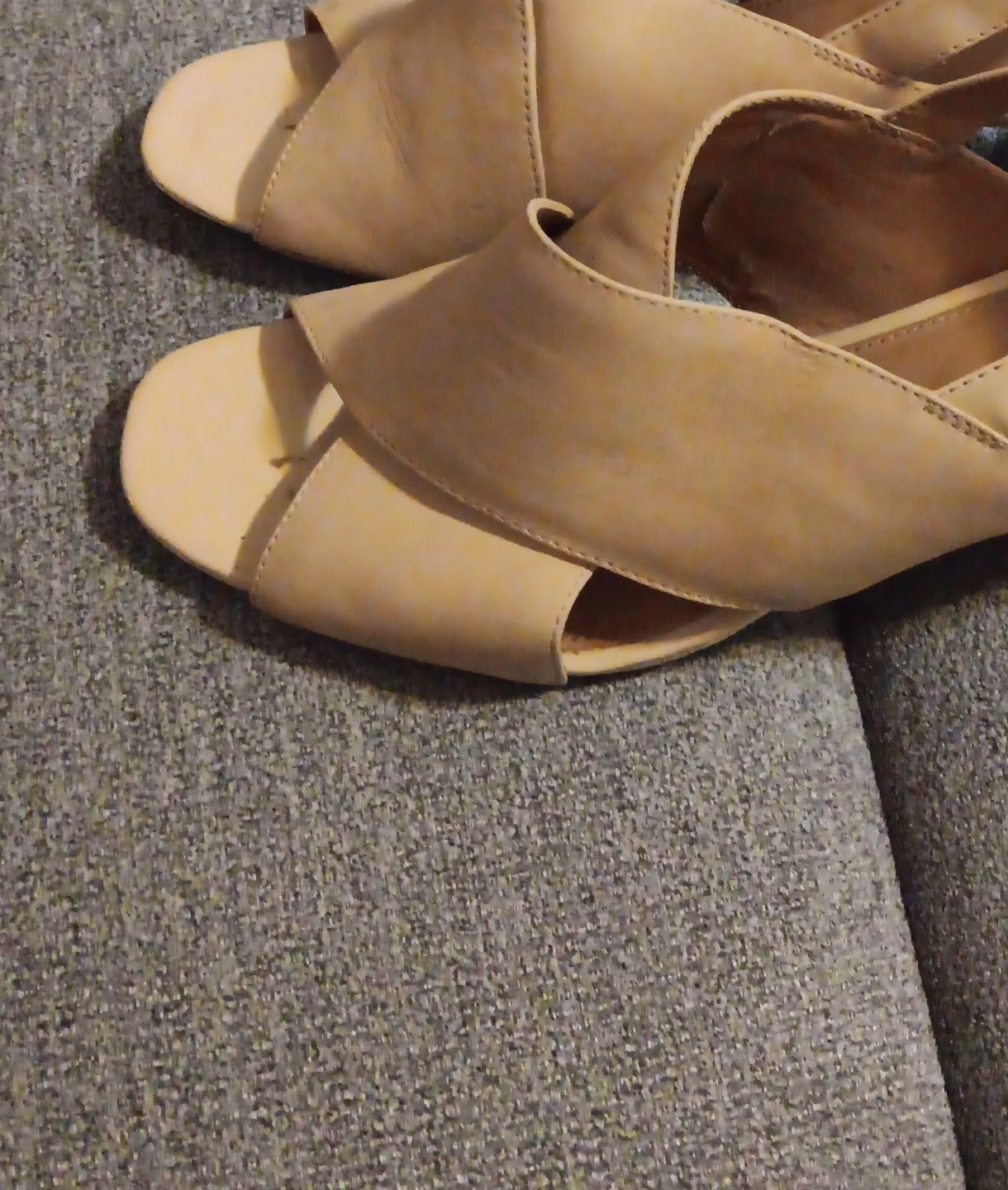 Women's Beige Espadrille Wedge Sandals - photo 3