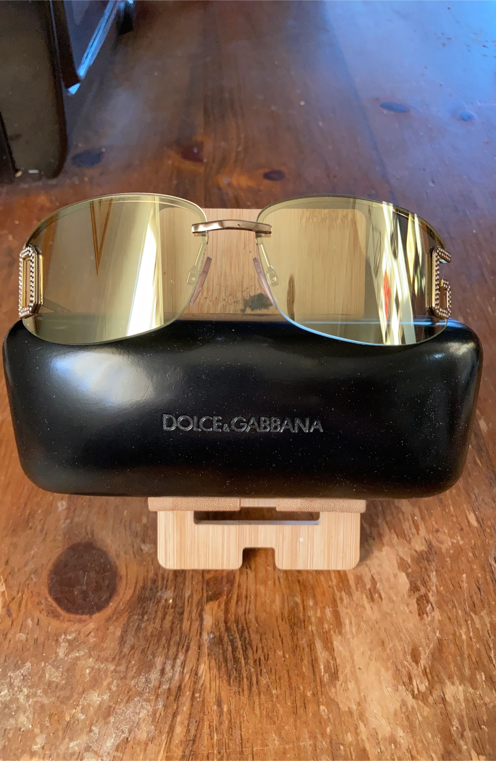 Dolce & Gabbana Sunglasses with Rhinestones