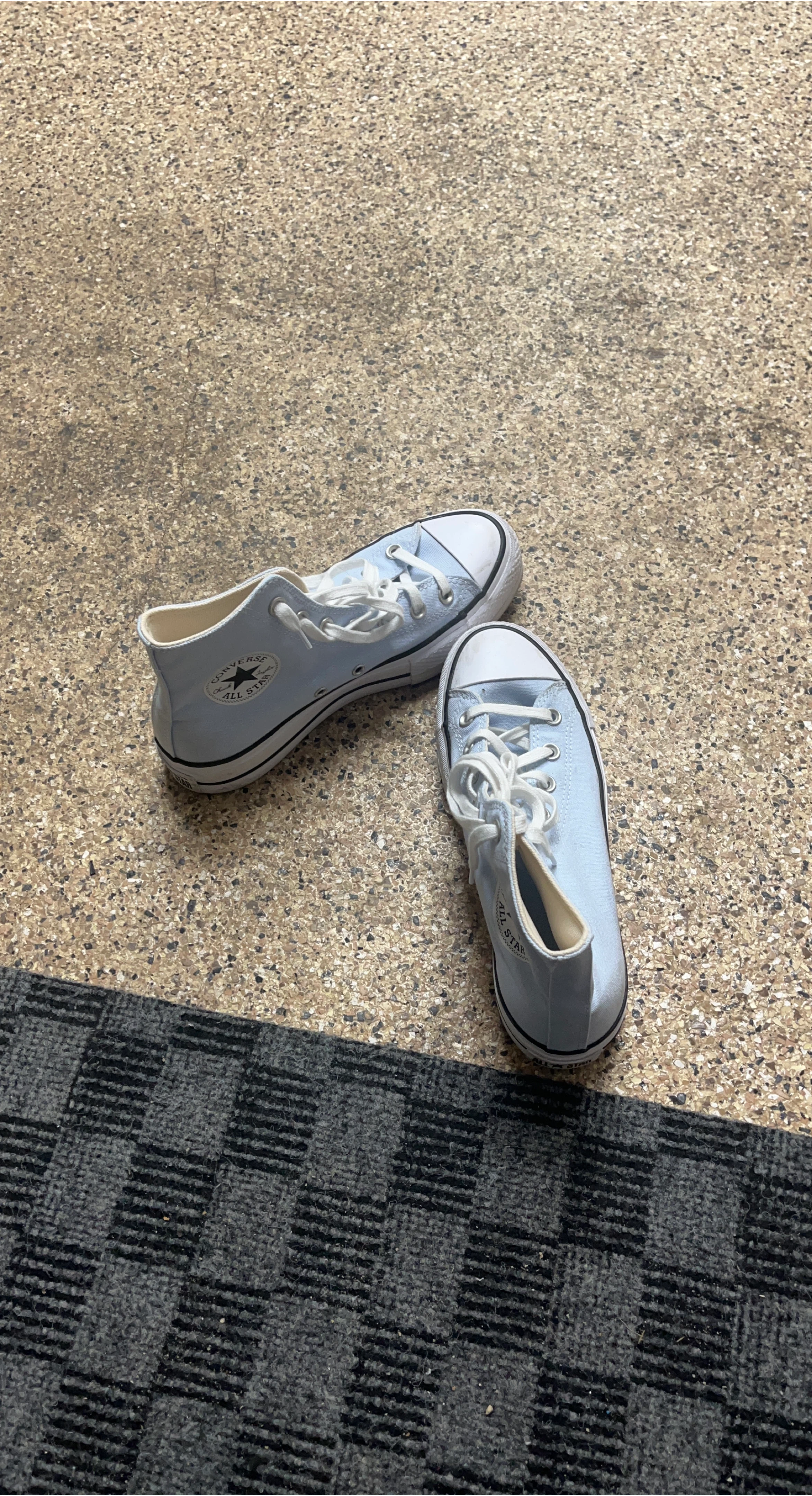 Light Blue Converse All Star High-Top Sneakers