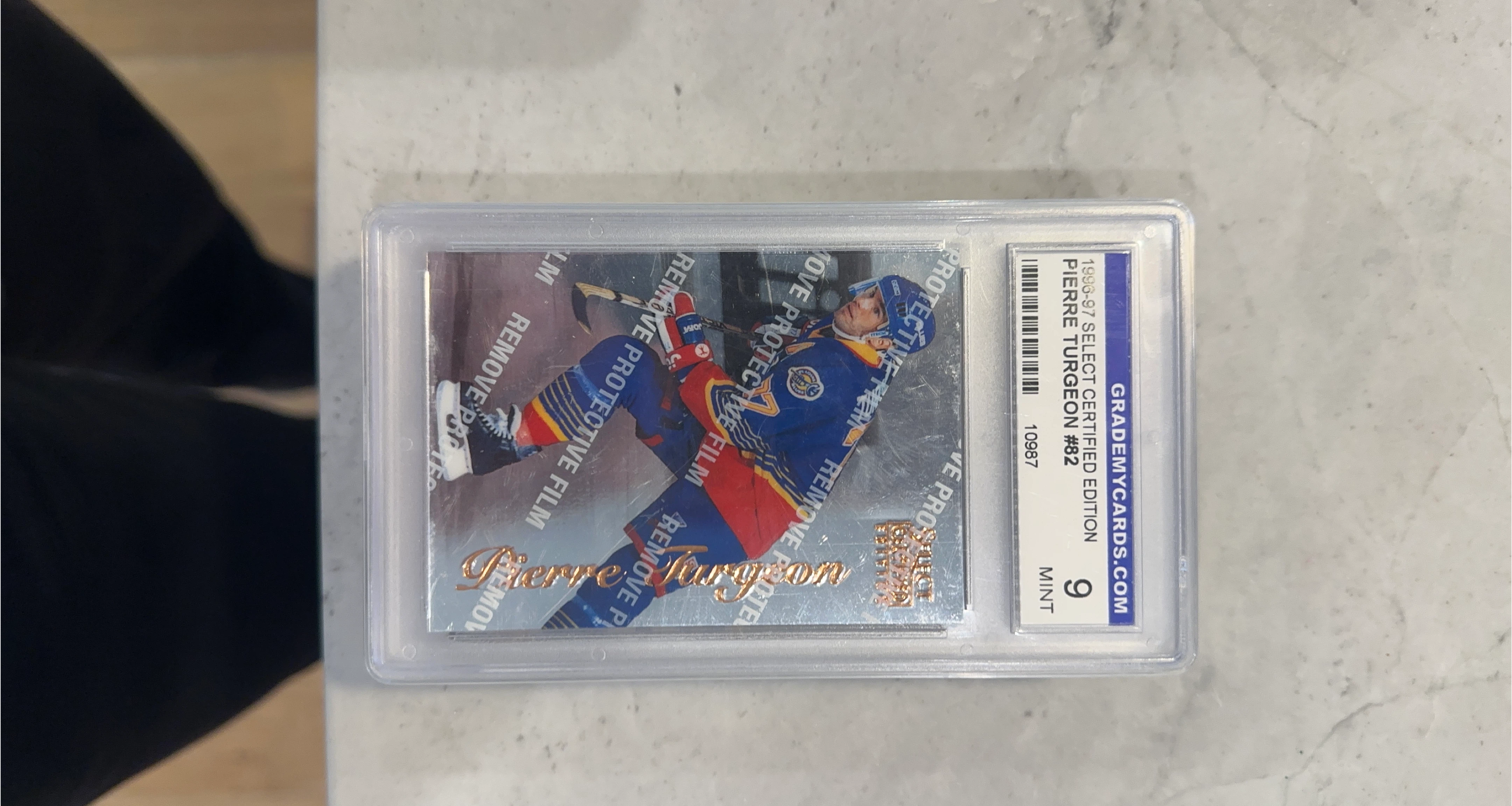 1996-97 Select Certified Edition Pierre Turgeon #82 Hockey Card