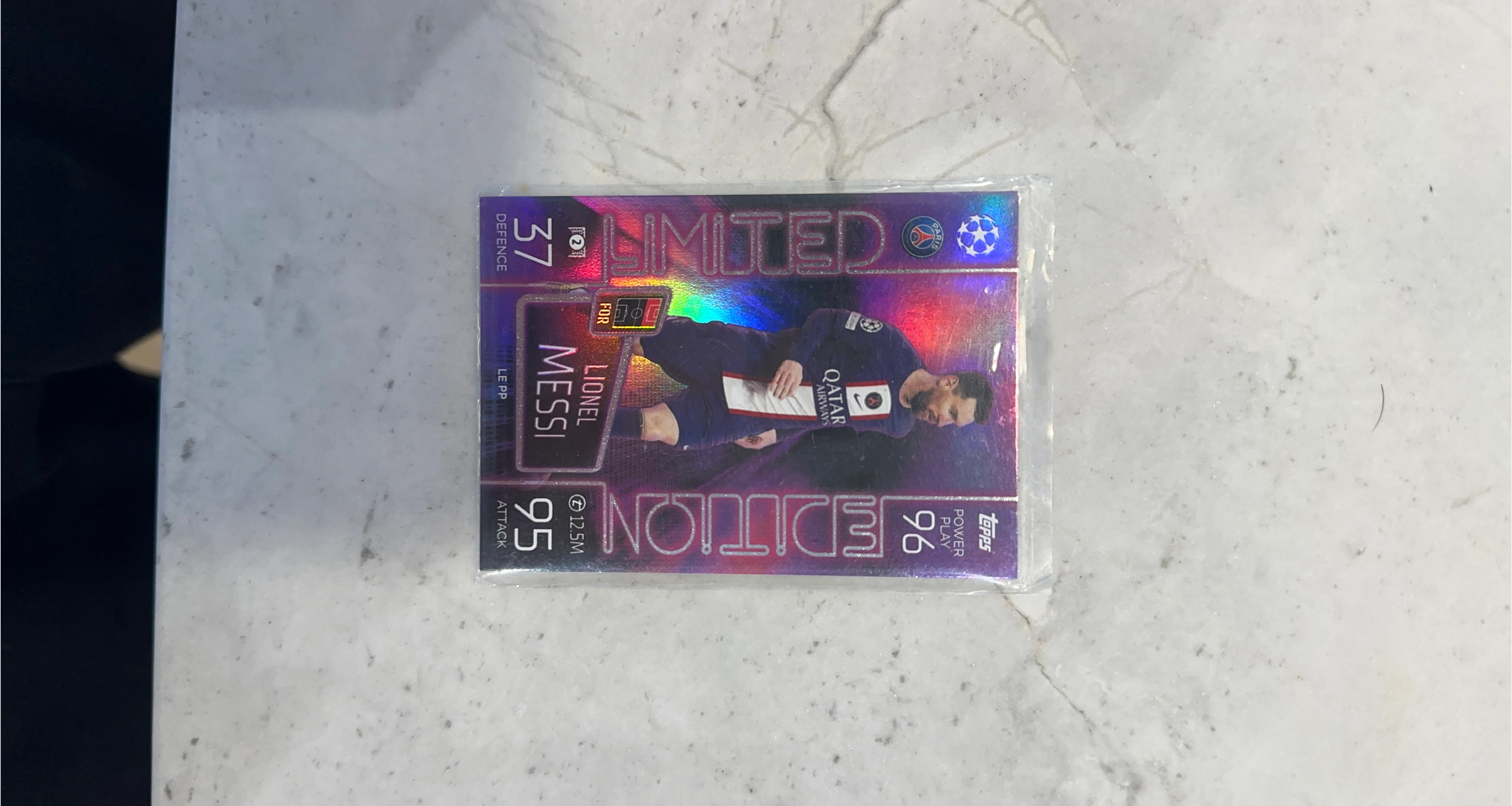 Topps Limited Edition Lionel Messi Soccer Card