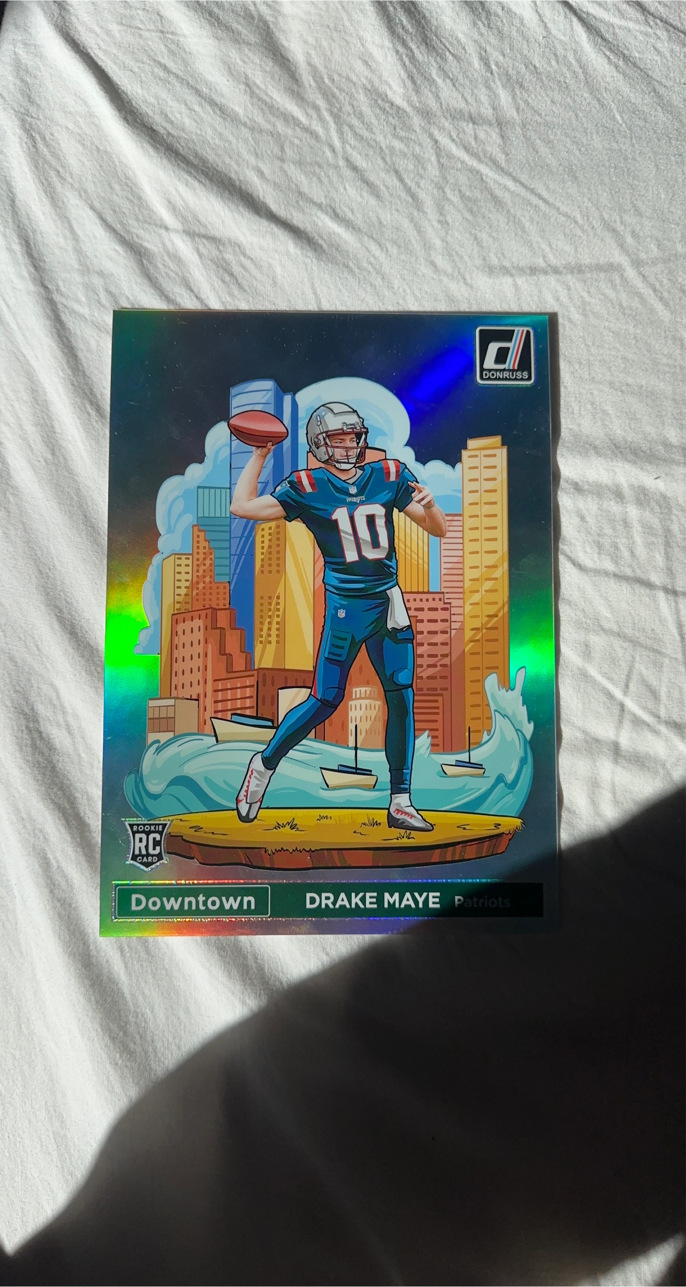 2024 Donruss Downtown Drake Maye Rookie Card