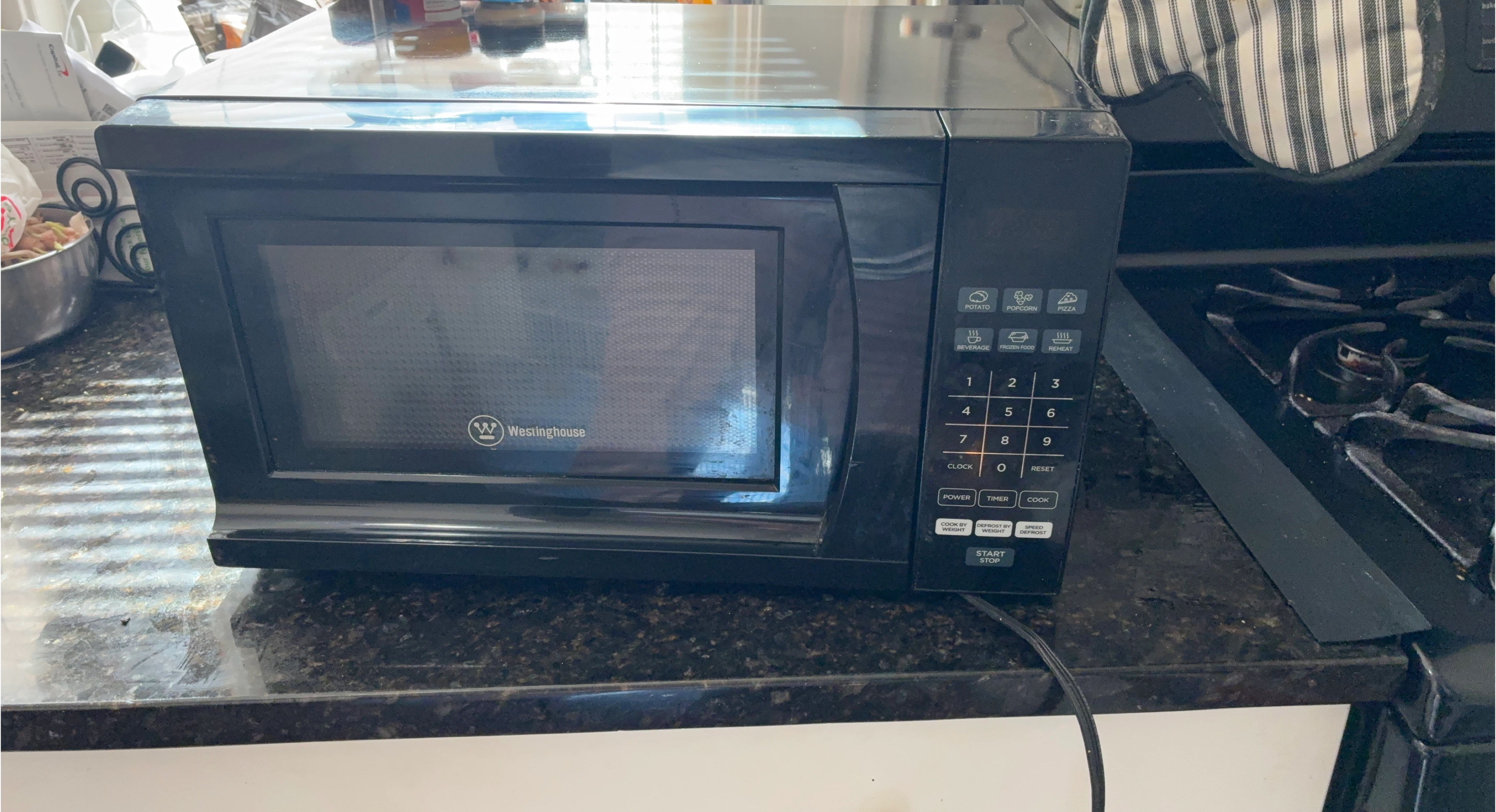 Westinghouse Black Microwave Oven