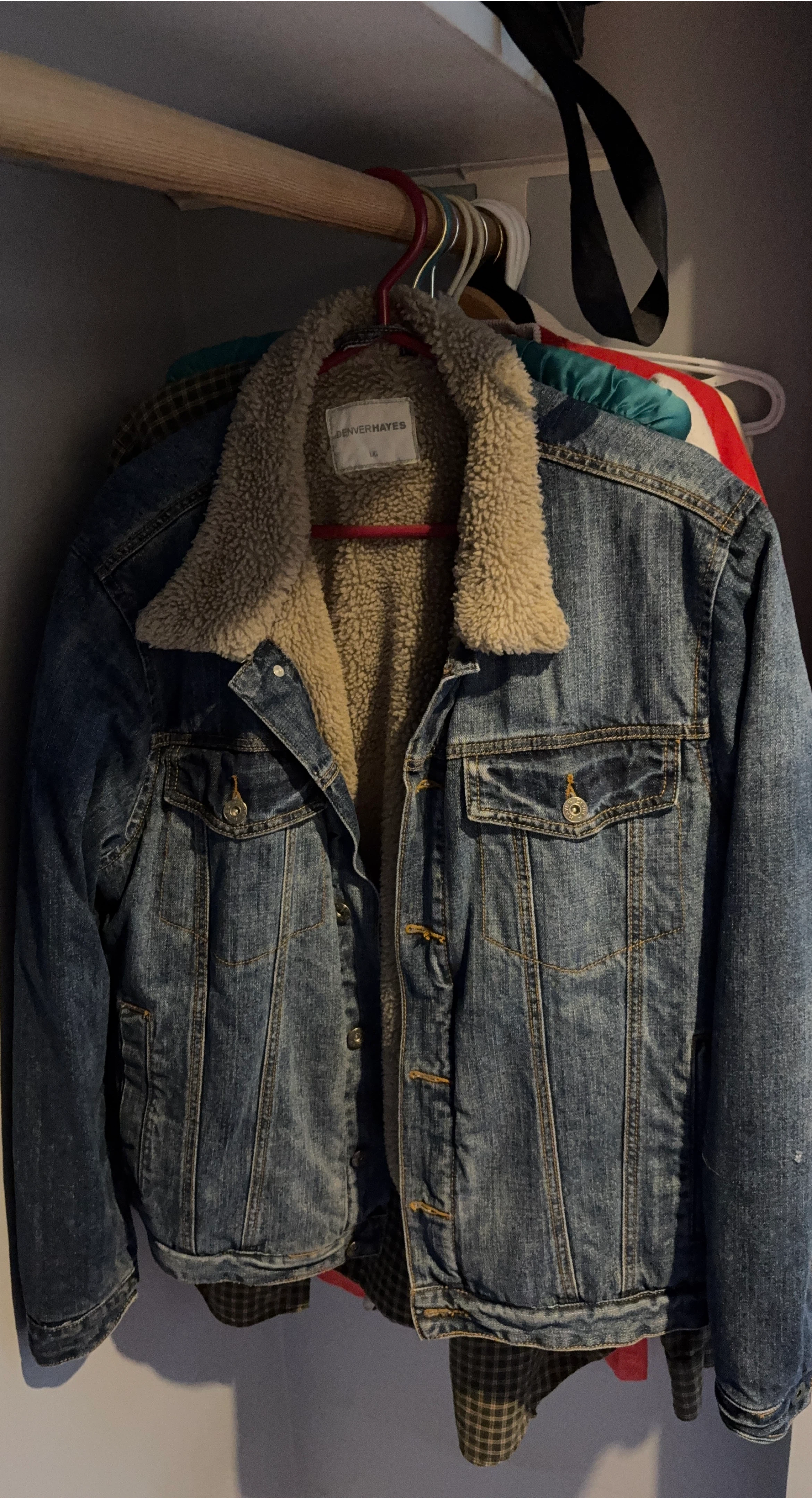 Denver Hayes Sherpa Lined Denim Jacket