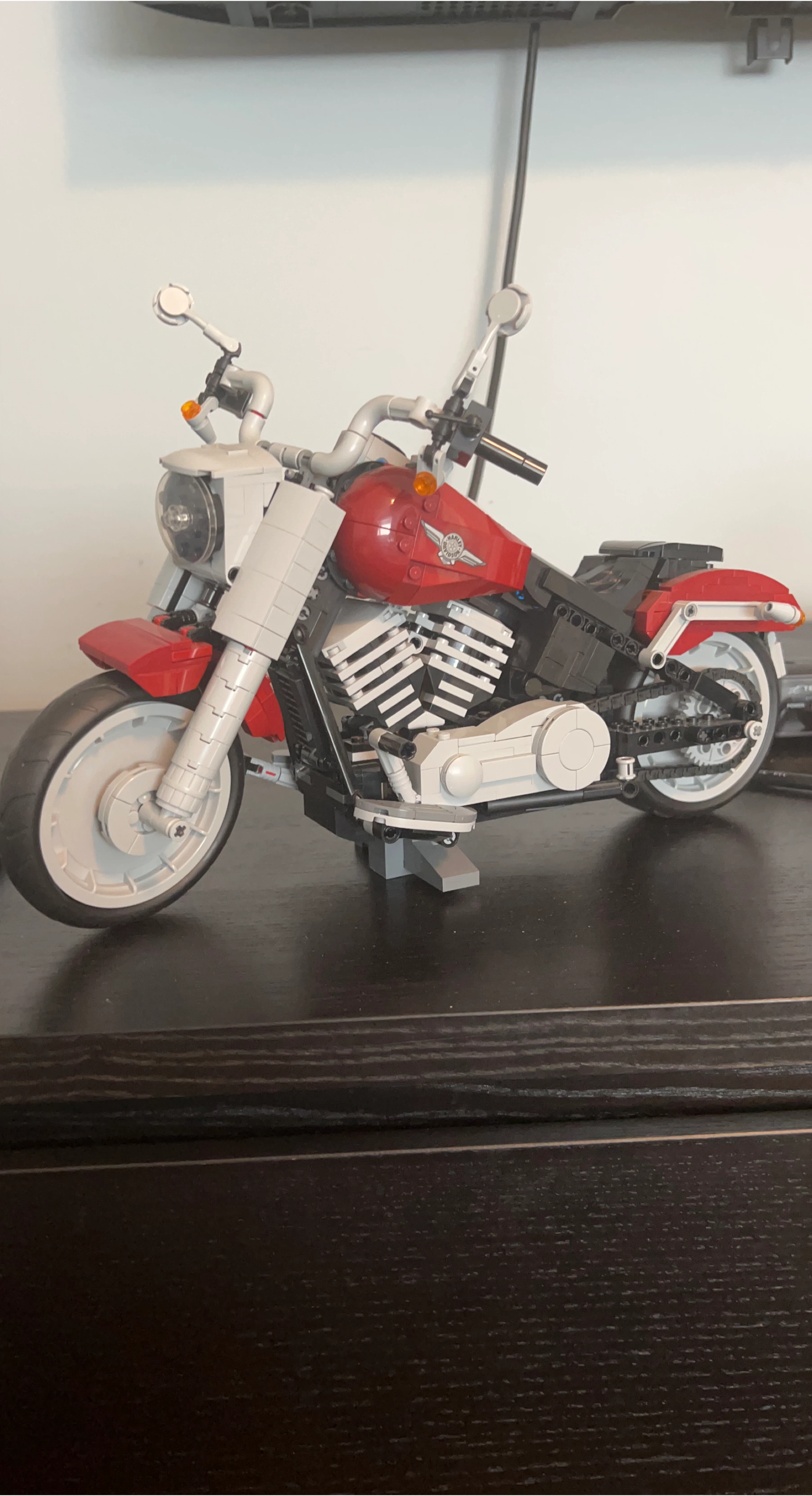 Lego Harley Davidson Fat Boy Set #10269 Completed