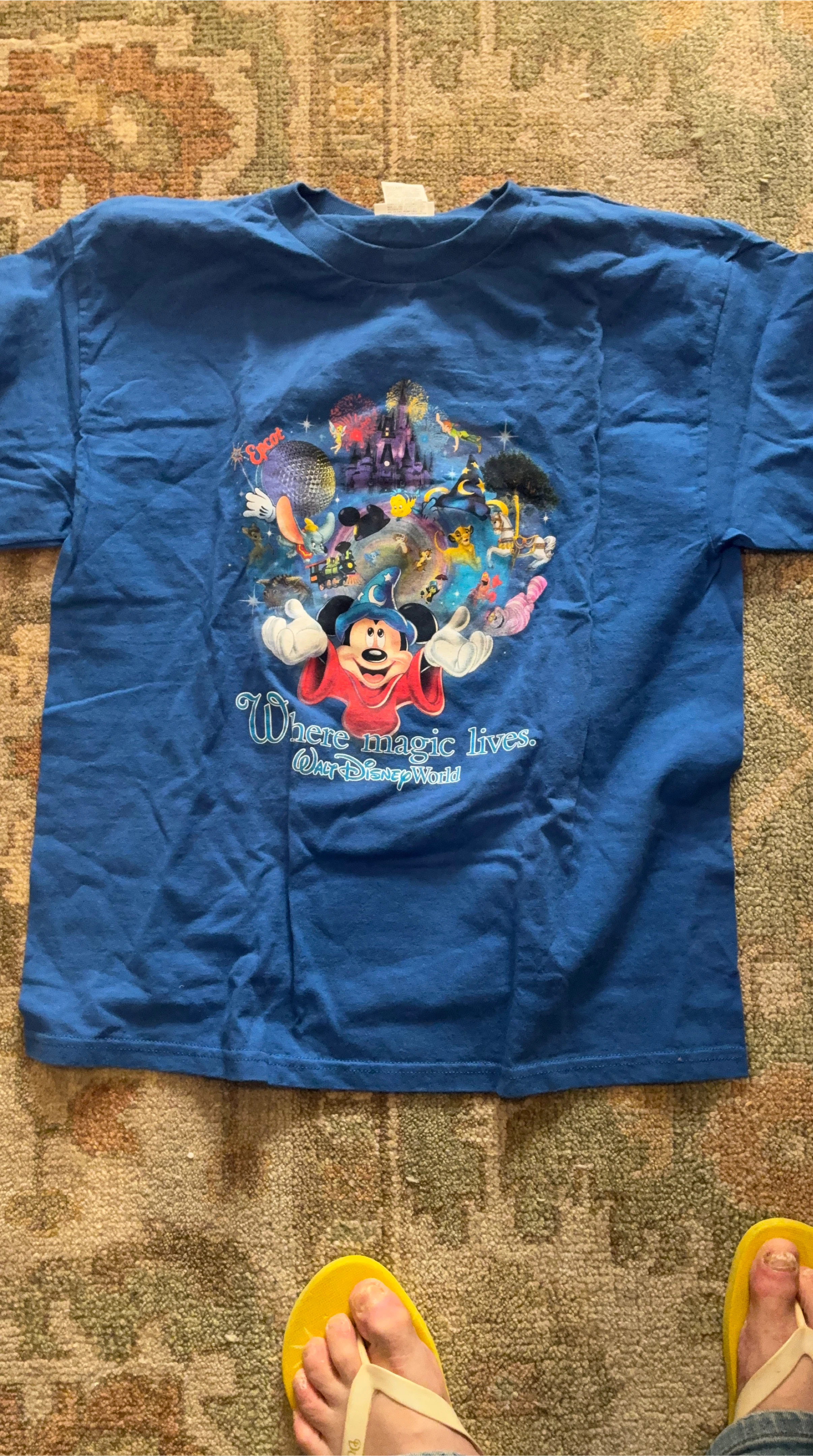 Walt Disney World Blue Mickey Mouse T-Shirt