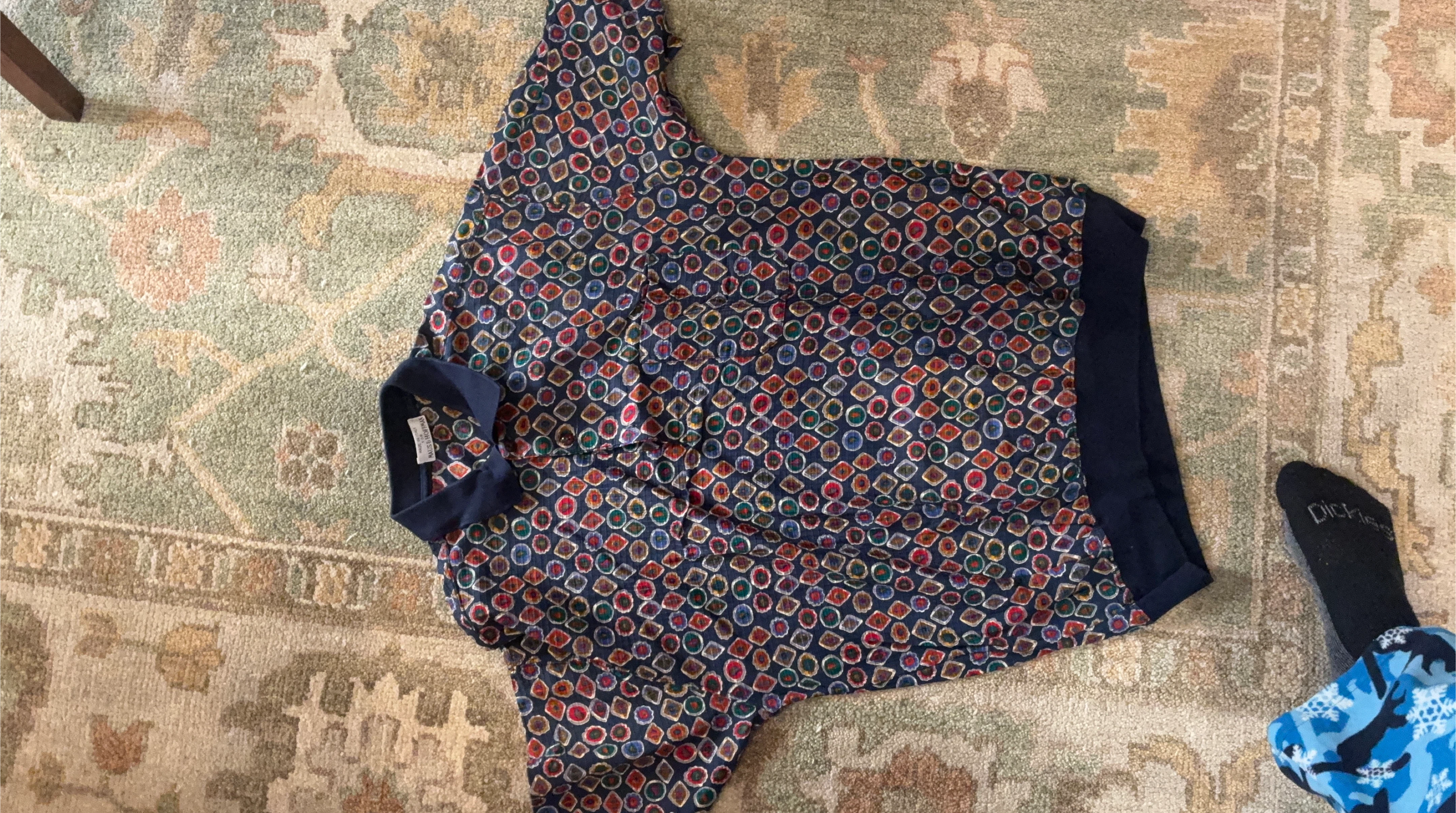 Maus&Hoffman red pattern shirt