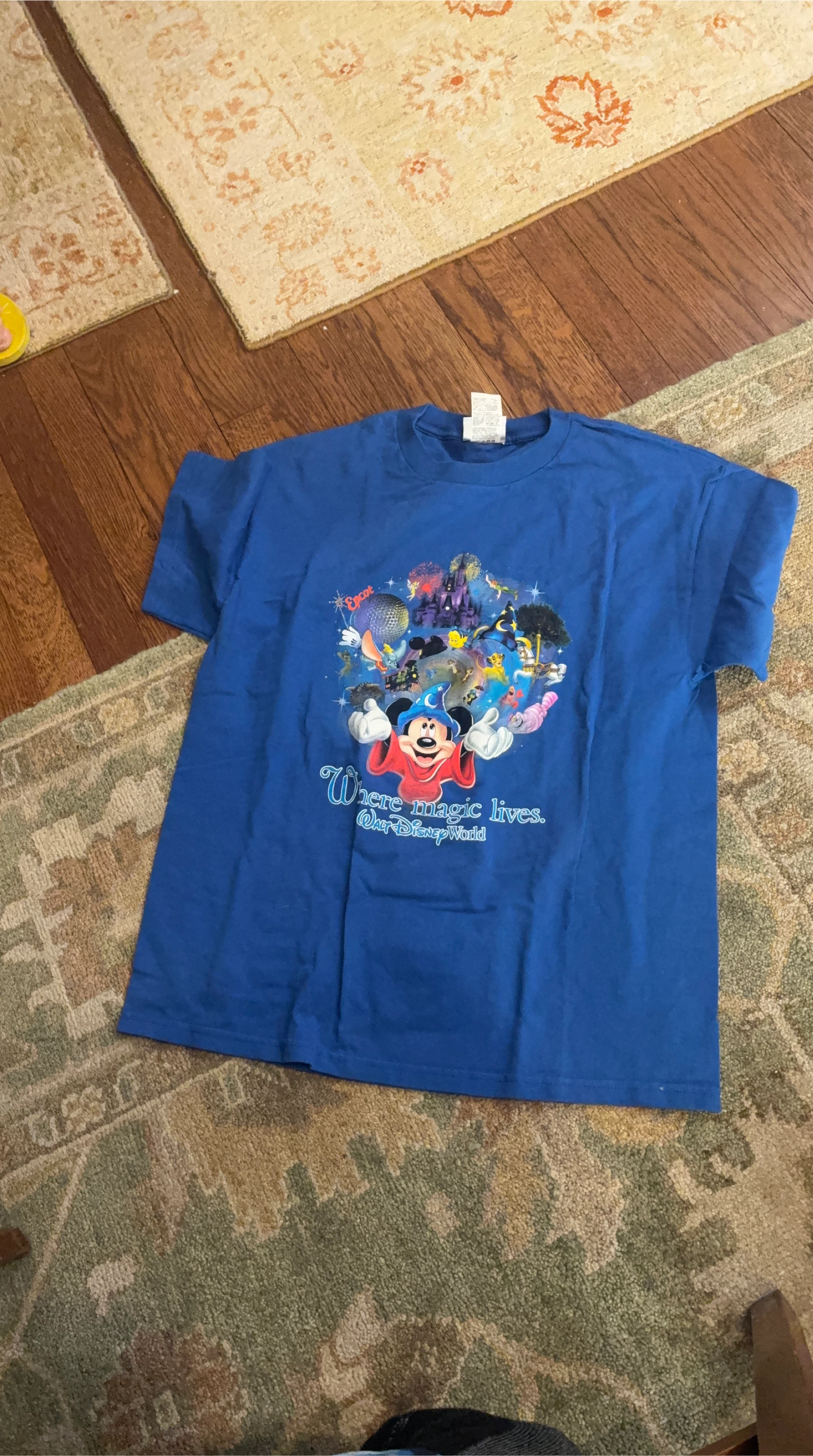 Blue Walt Disney World Mickey Mouse T-Shirt