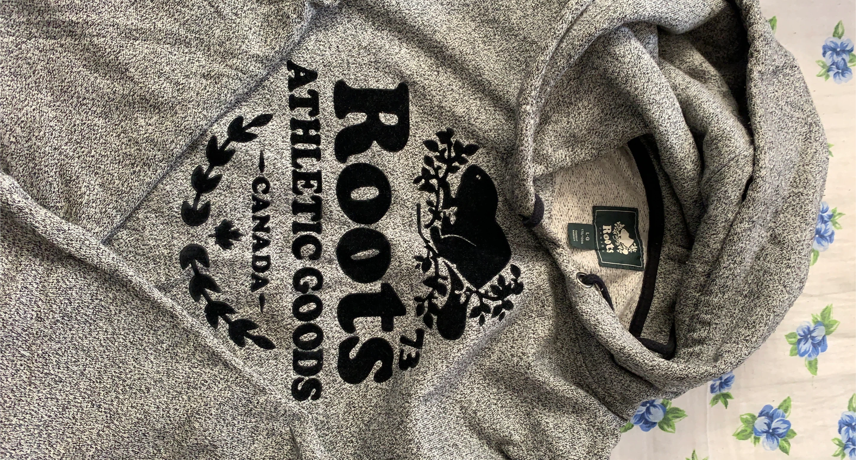 Roots Hoodie - Grey - Size L