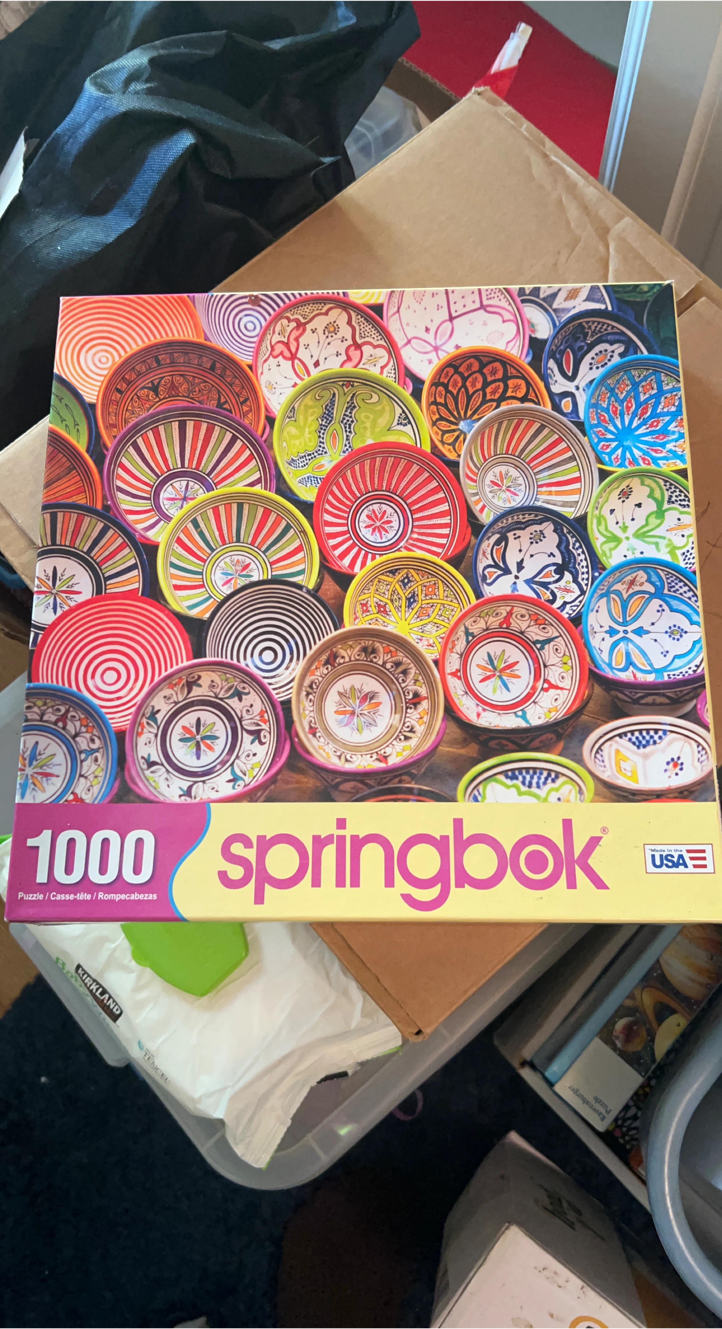 Springbok 1000 Piece Puzzle - Colorful Bowls