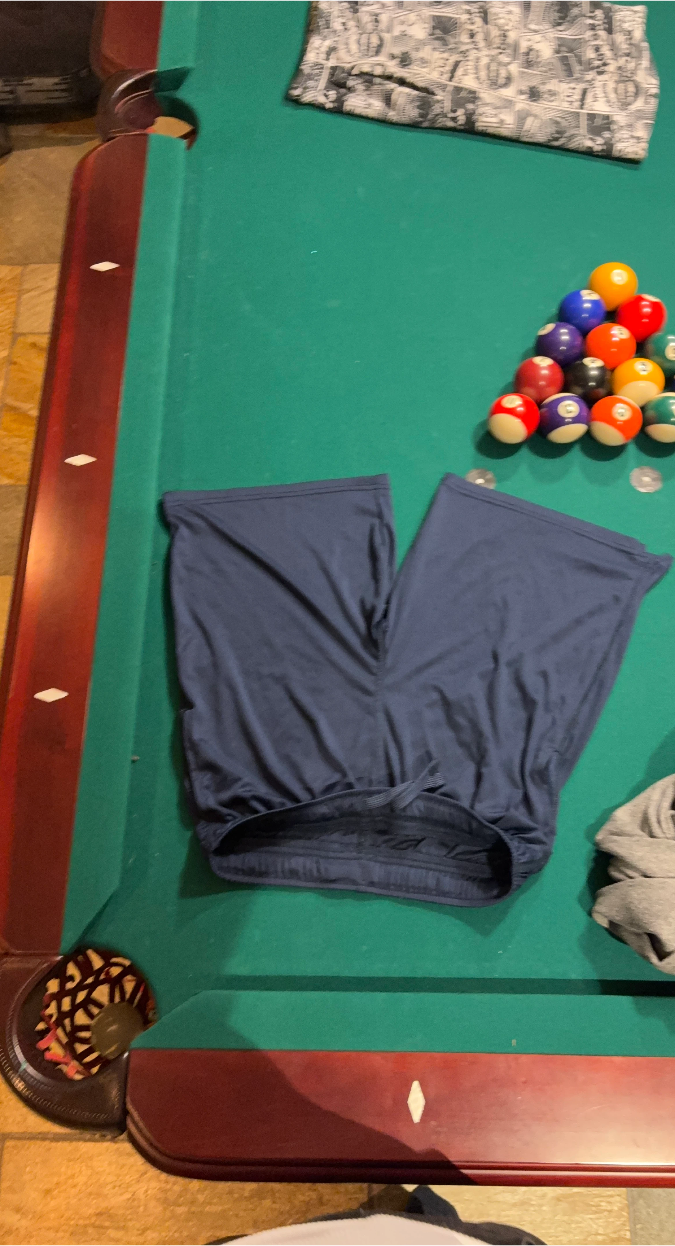 Navy Blue Athletic Shorts
