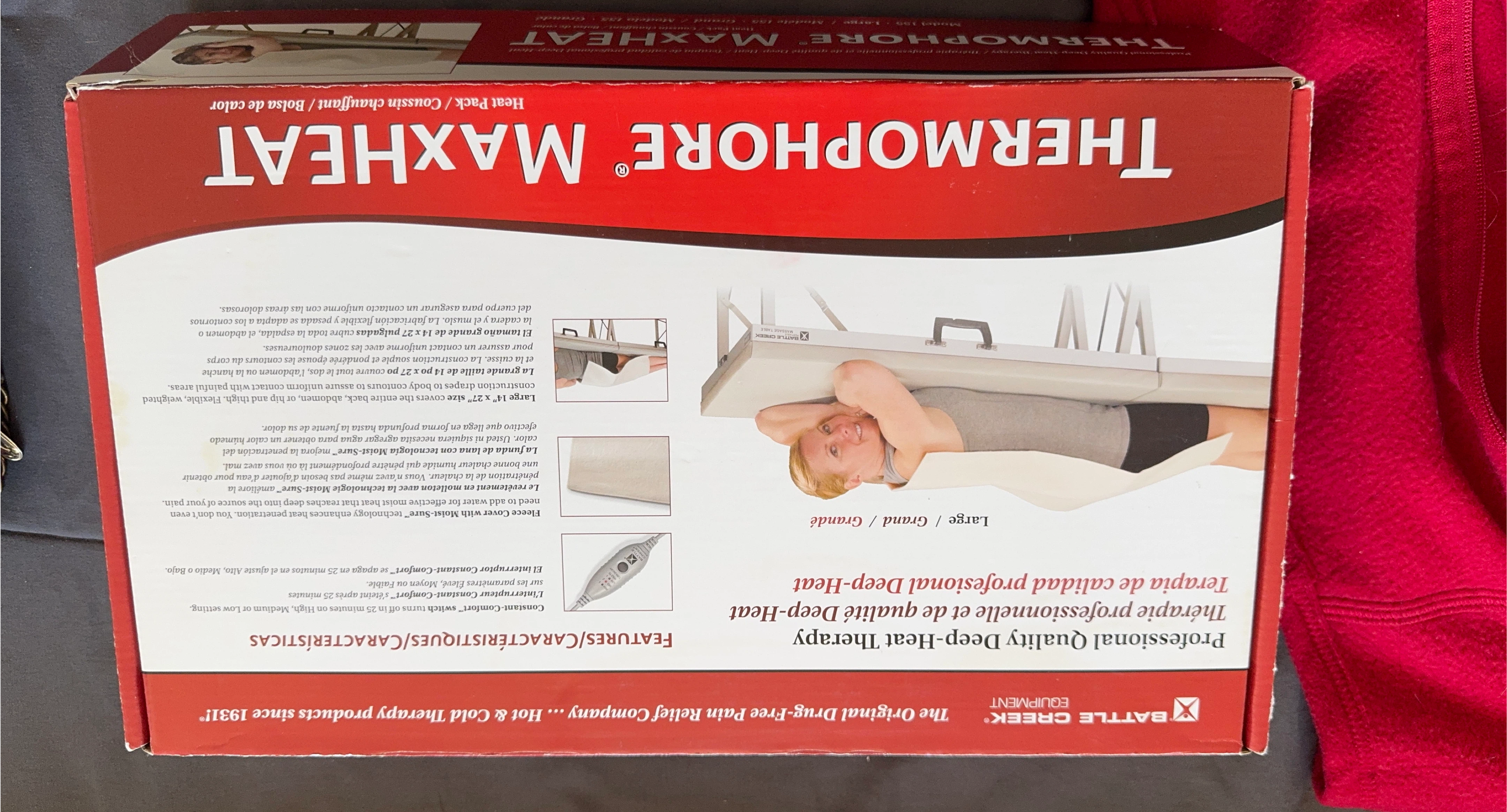 Thermophore MaxHeat Professional Deep-Heat Therapy Pad
