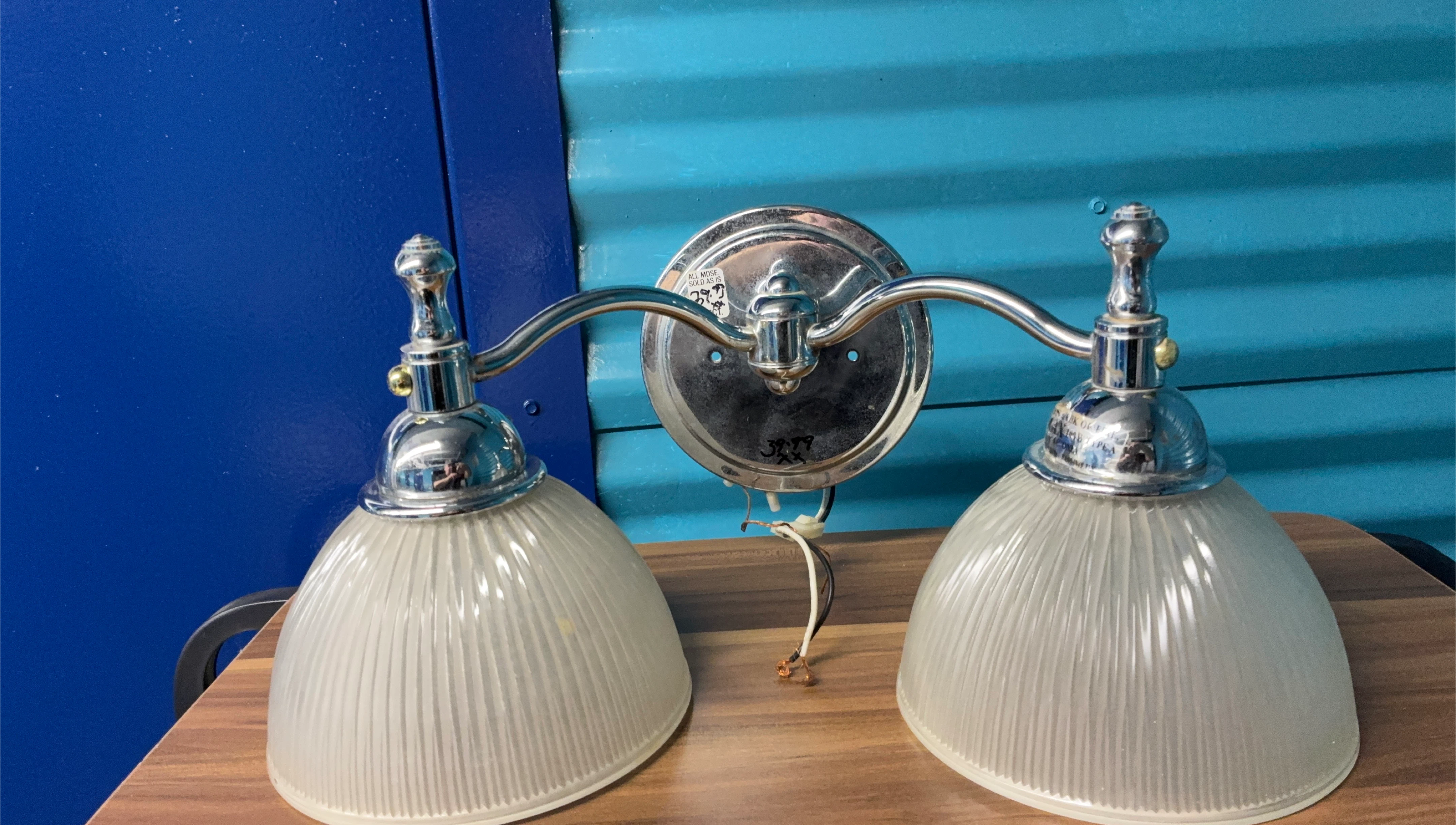 Double Sconce Vanity Light Fixture