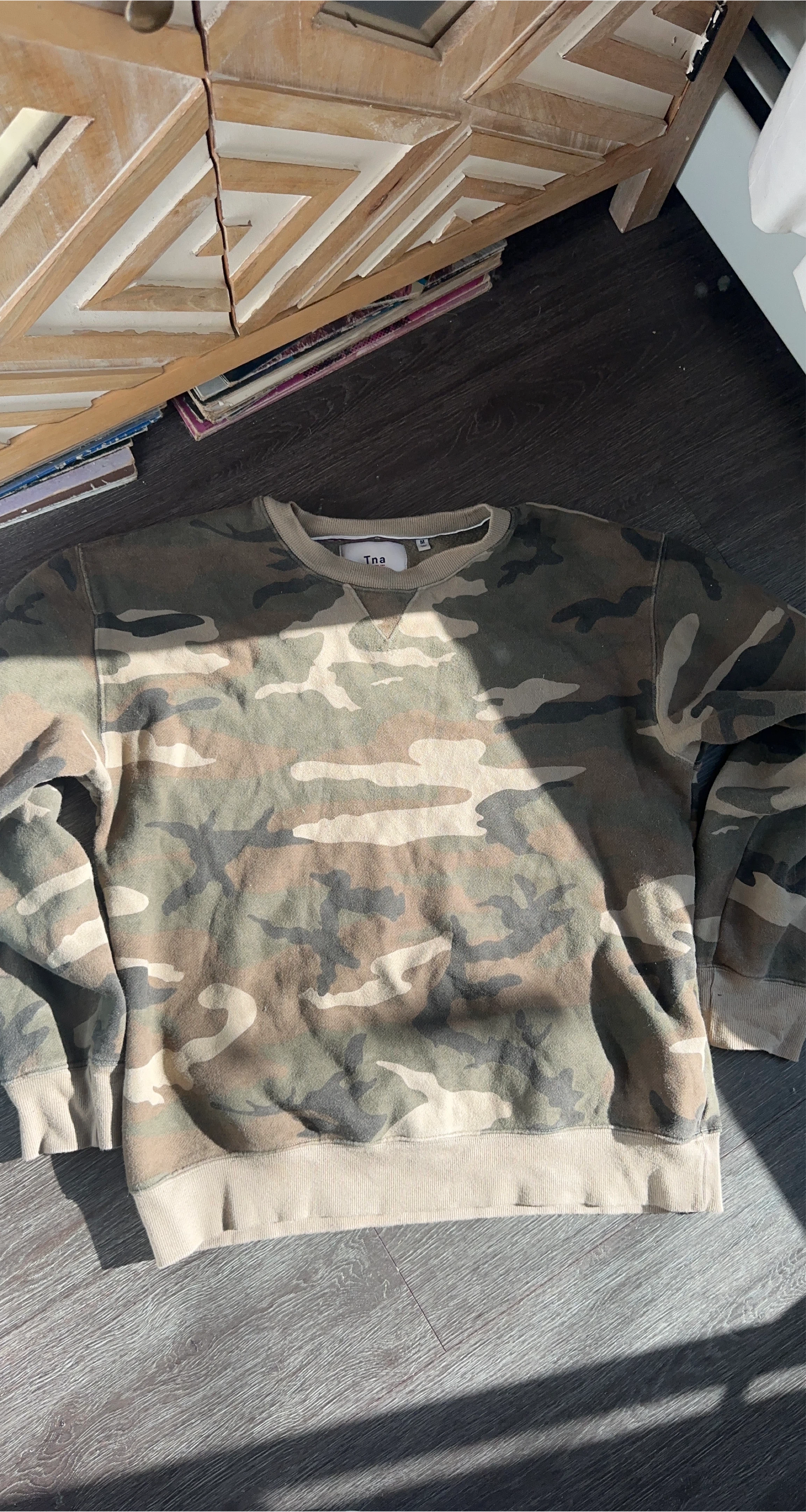 Tna Camo Crewneck Sweatshirt - Medium