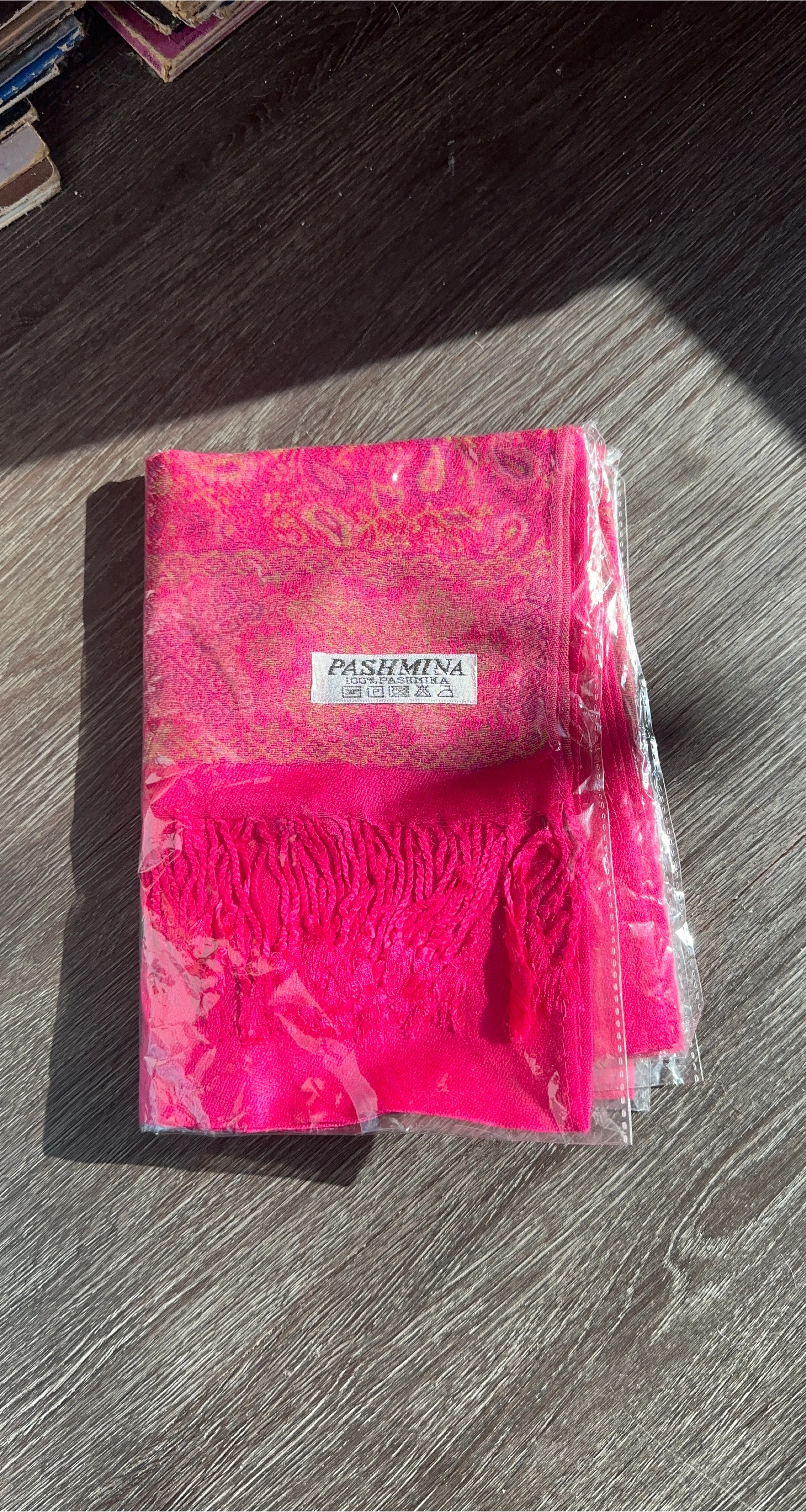 Pink Pashmina Scarf