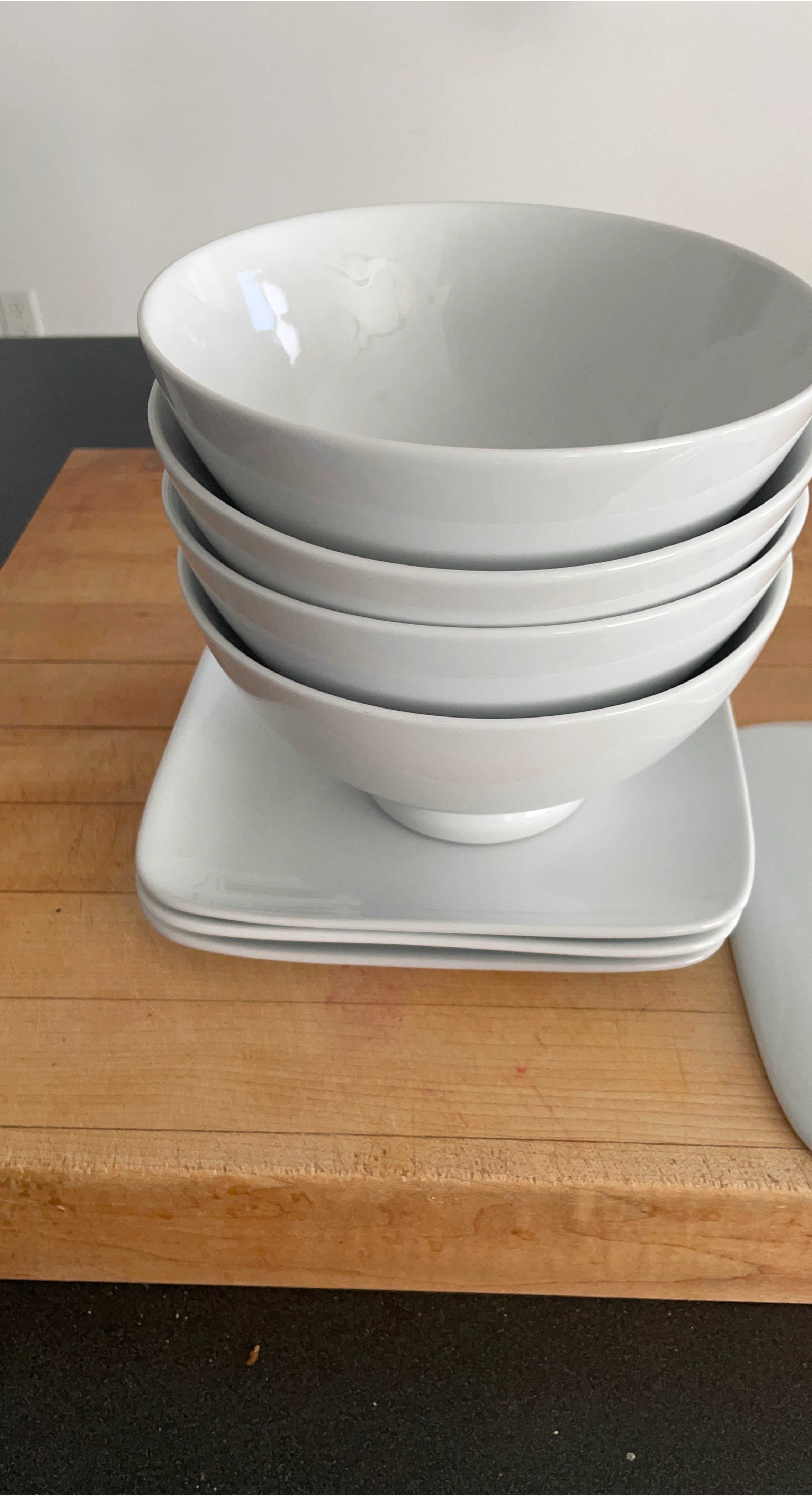 White Ceramic Bowl Set