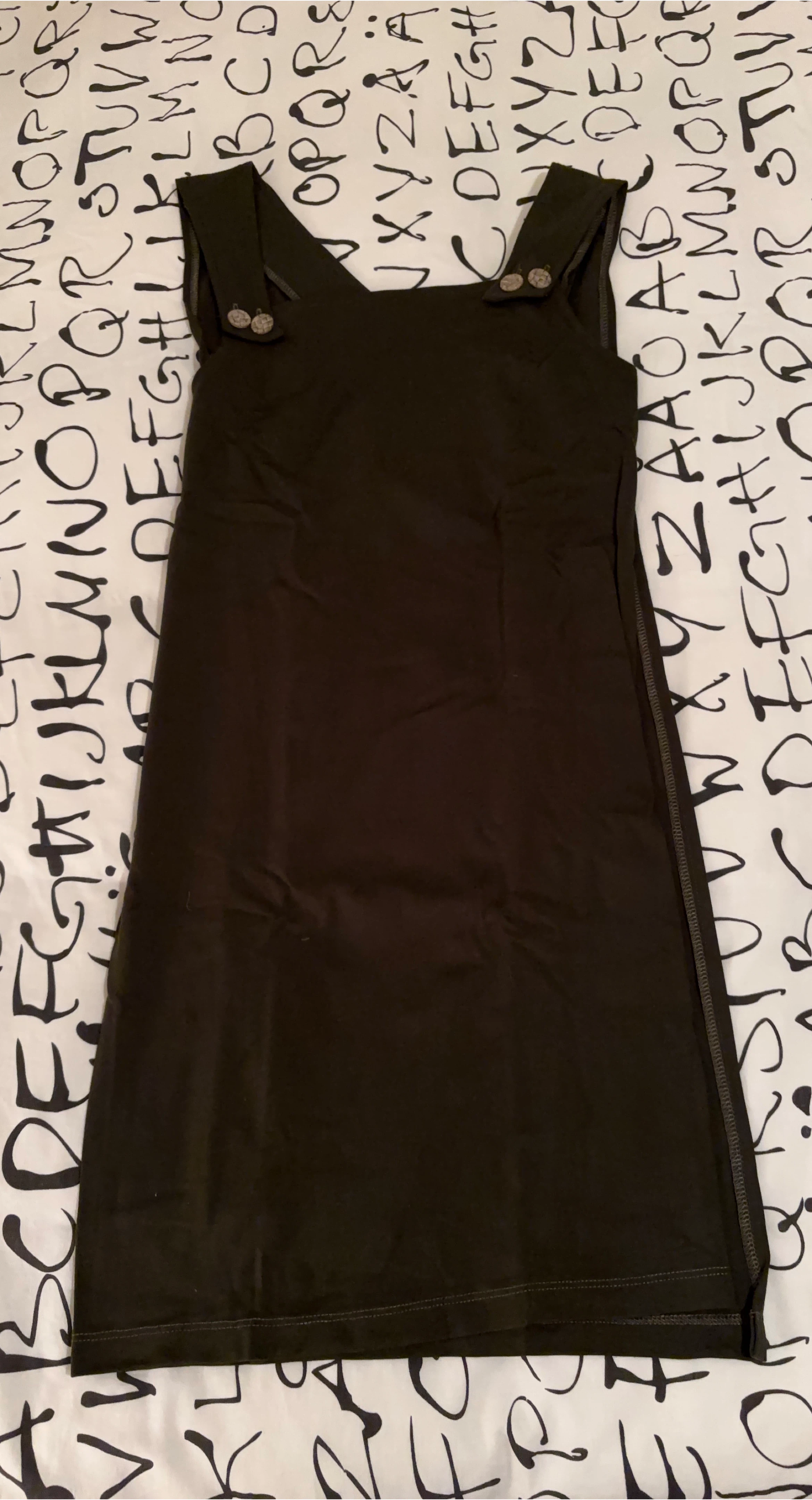 3FREE Black Pinafore Dress - SIZE small