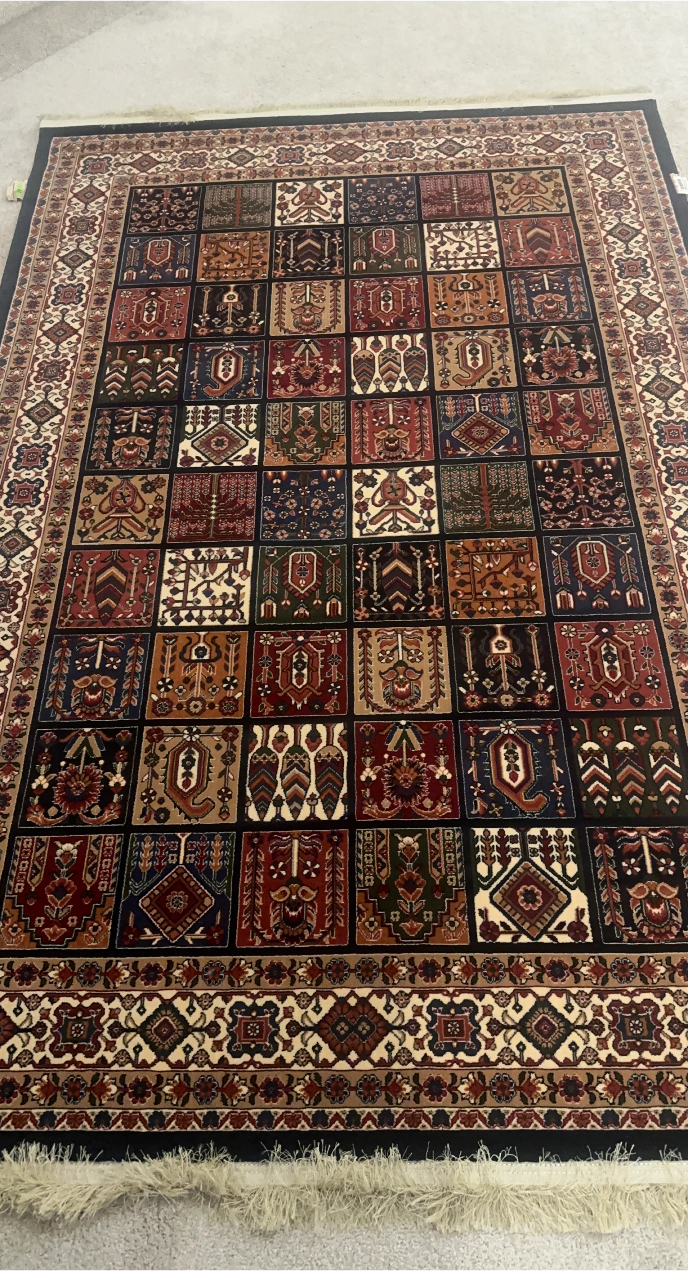 Persian Rug with Traditional Pattern