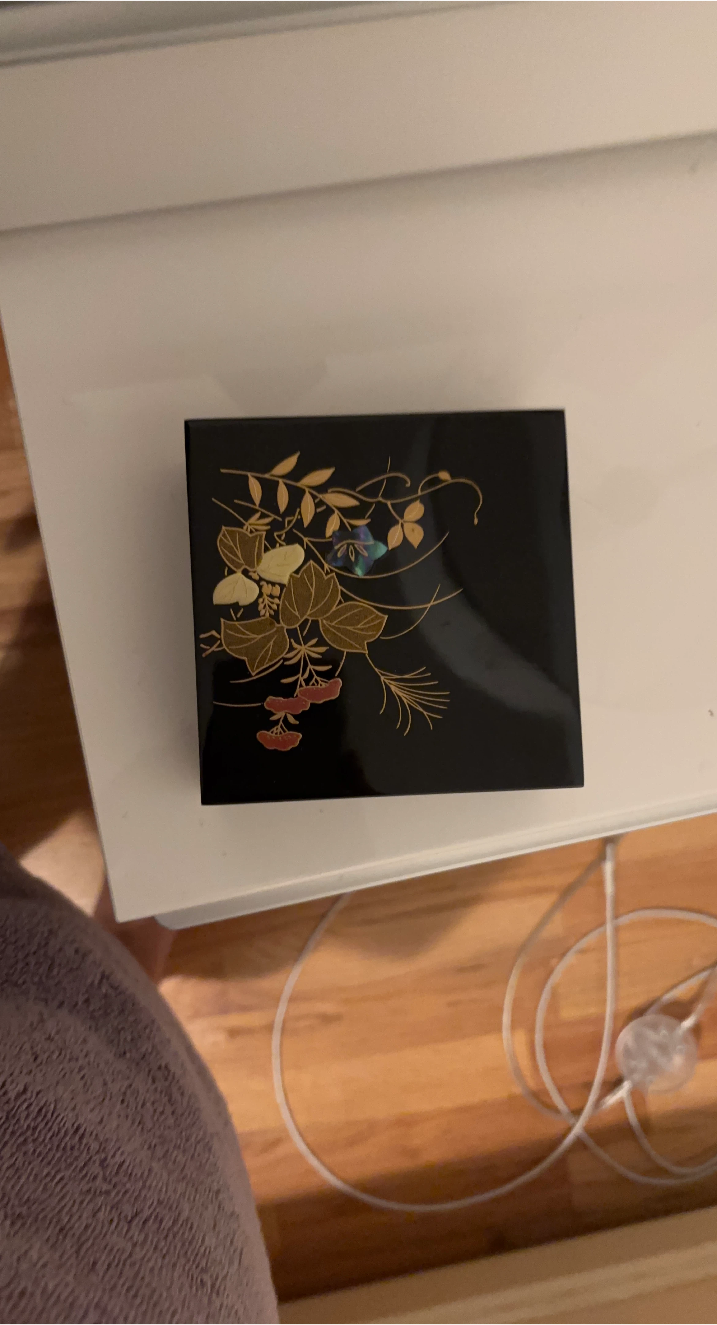 Decorative Black Lacquer Box