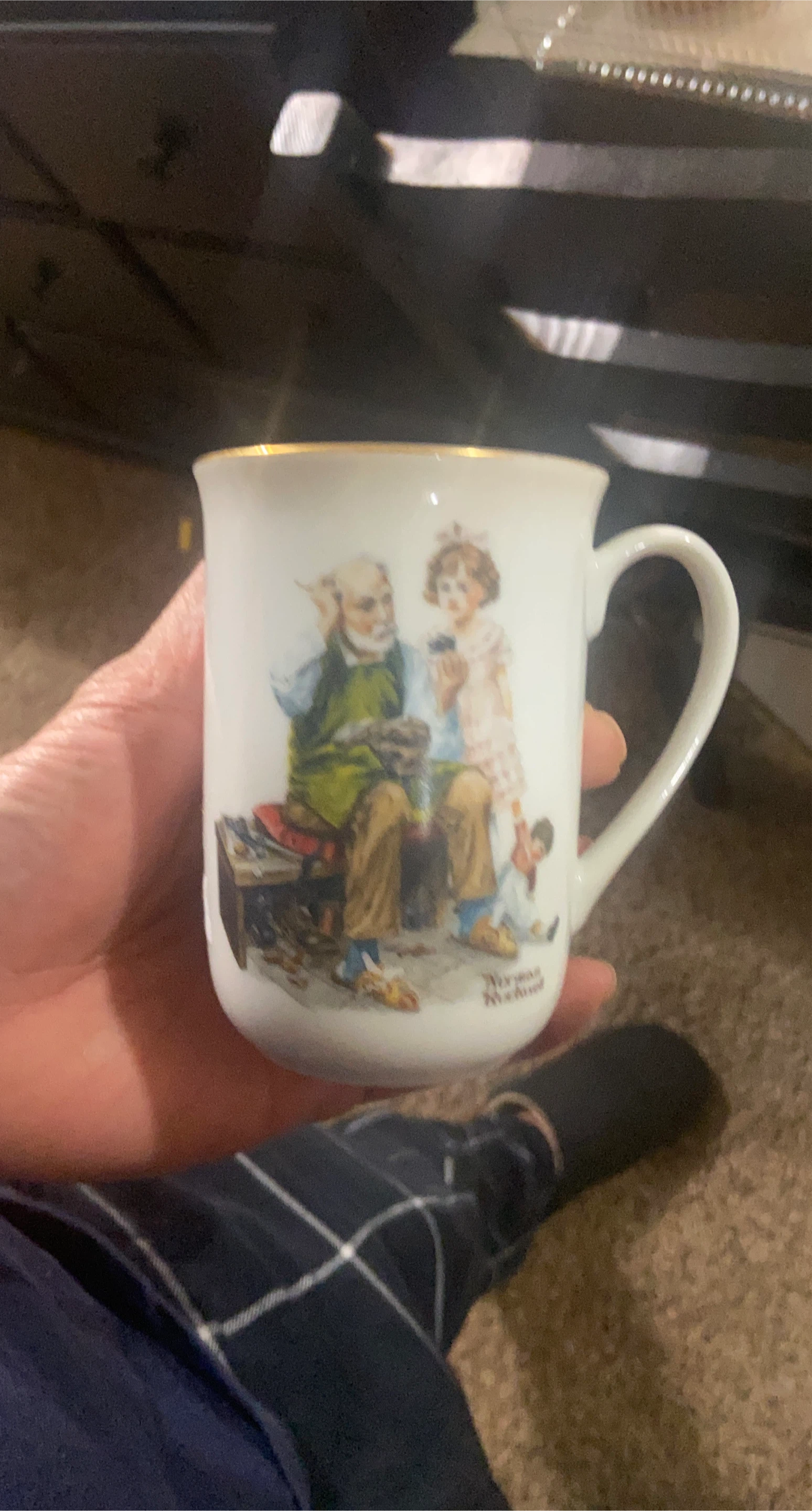 Norman Rockwell "The Cobbler" Mug