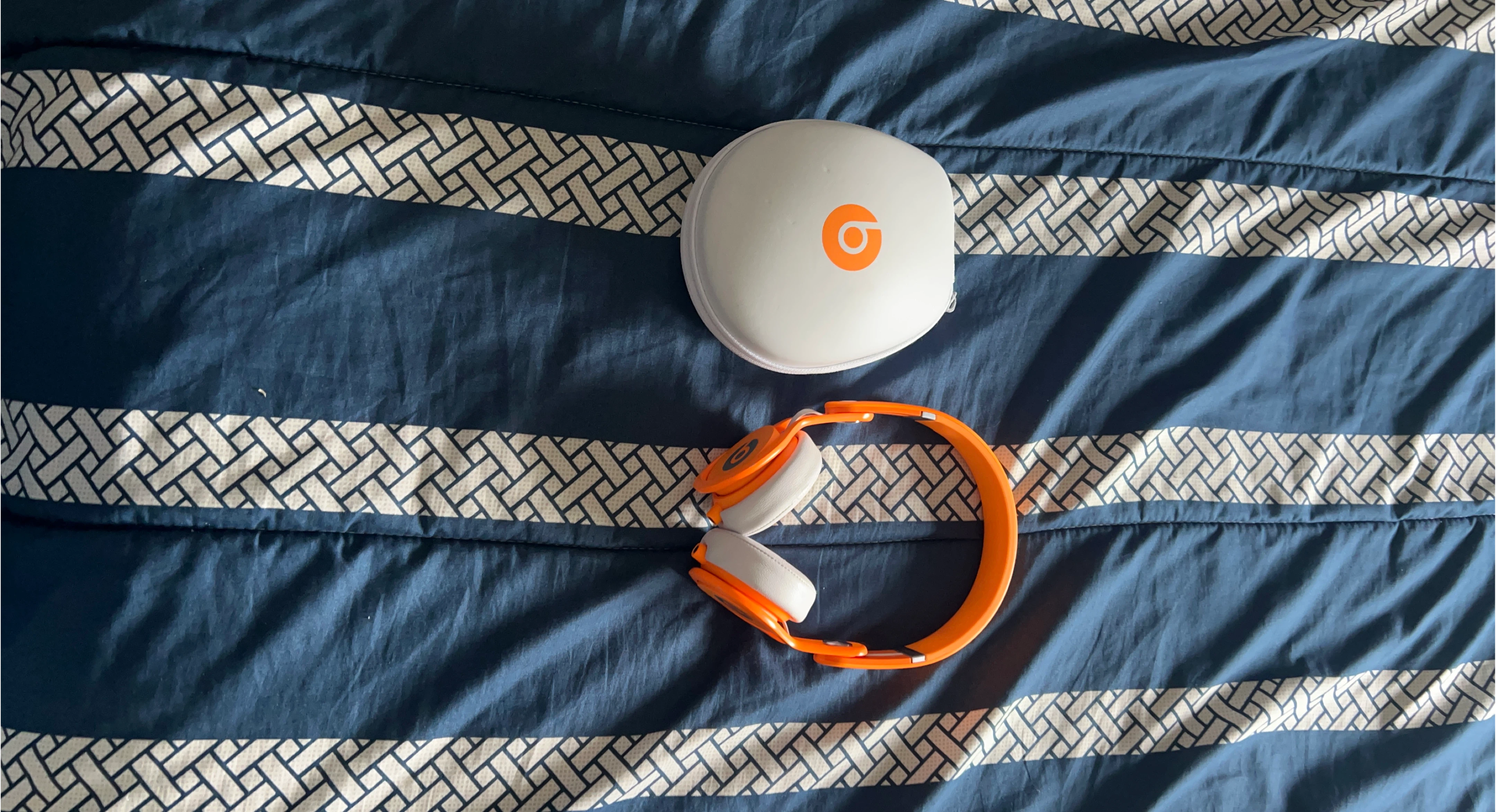 Beats Mixr Orange On-Ear Headphones with Case