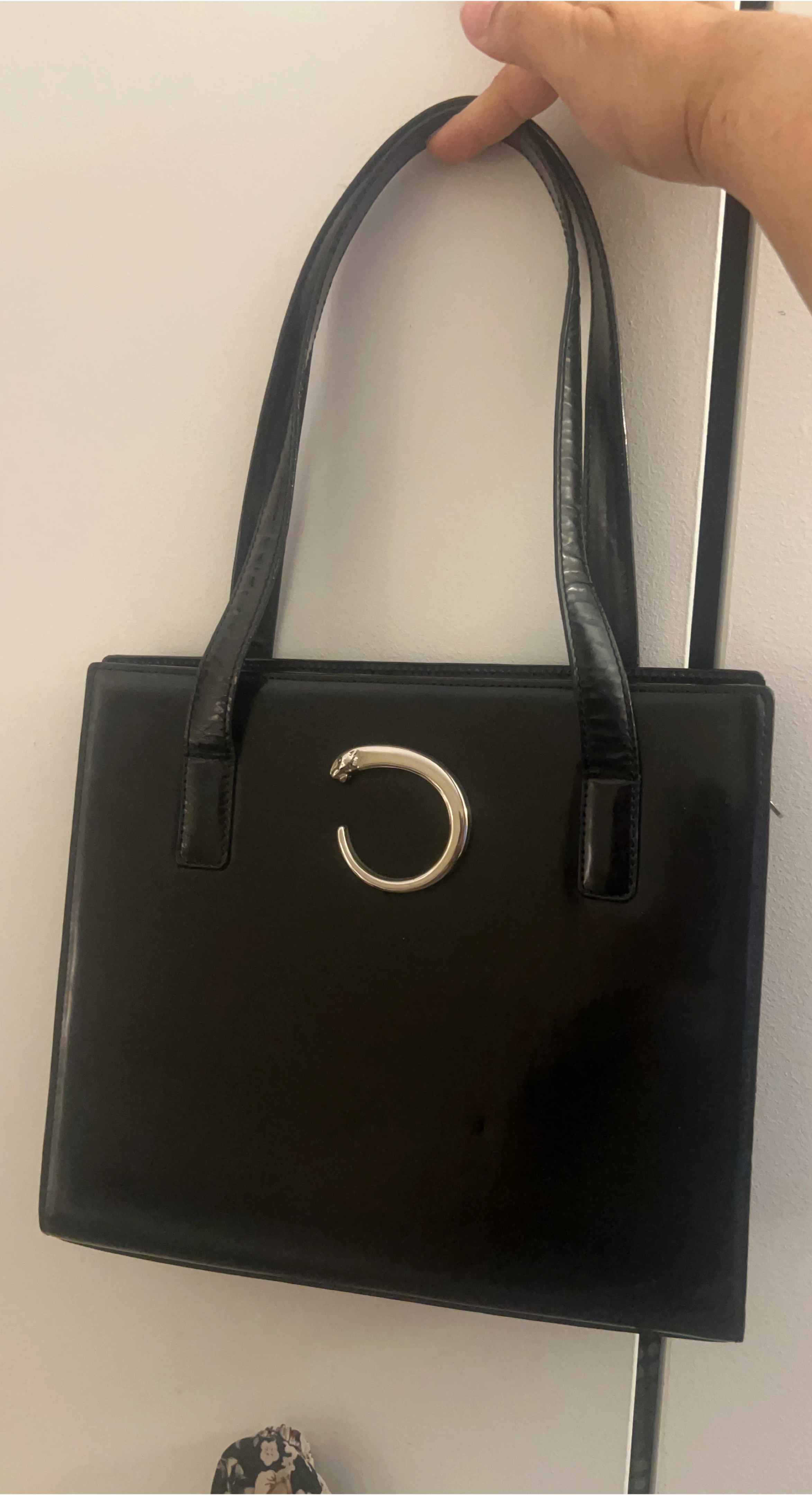 Vintage Black Cartier Handbag