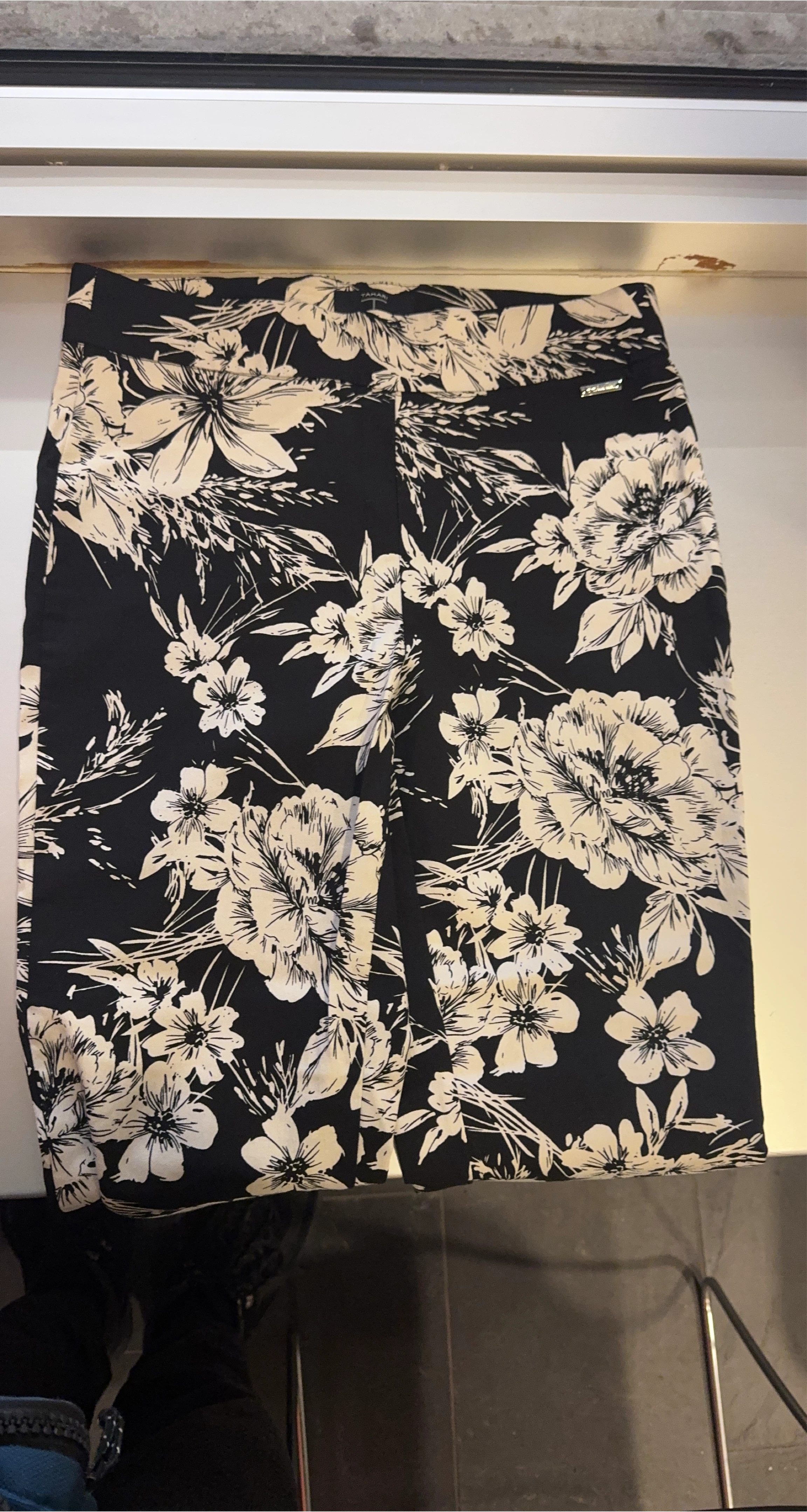 Women's Floral Print Pants Size S/P