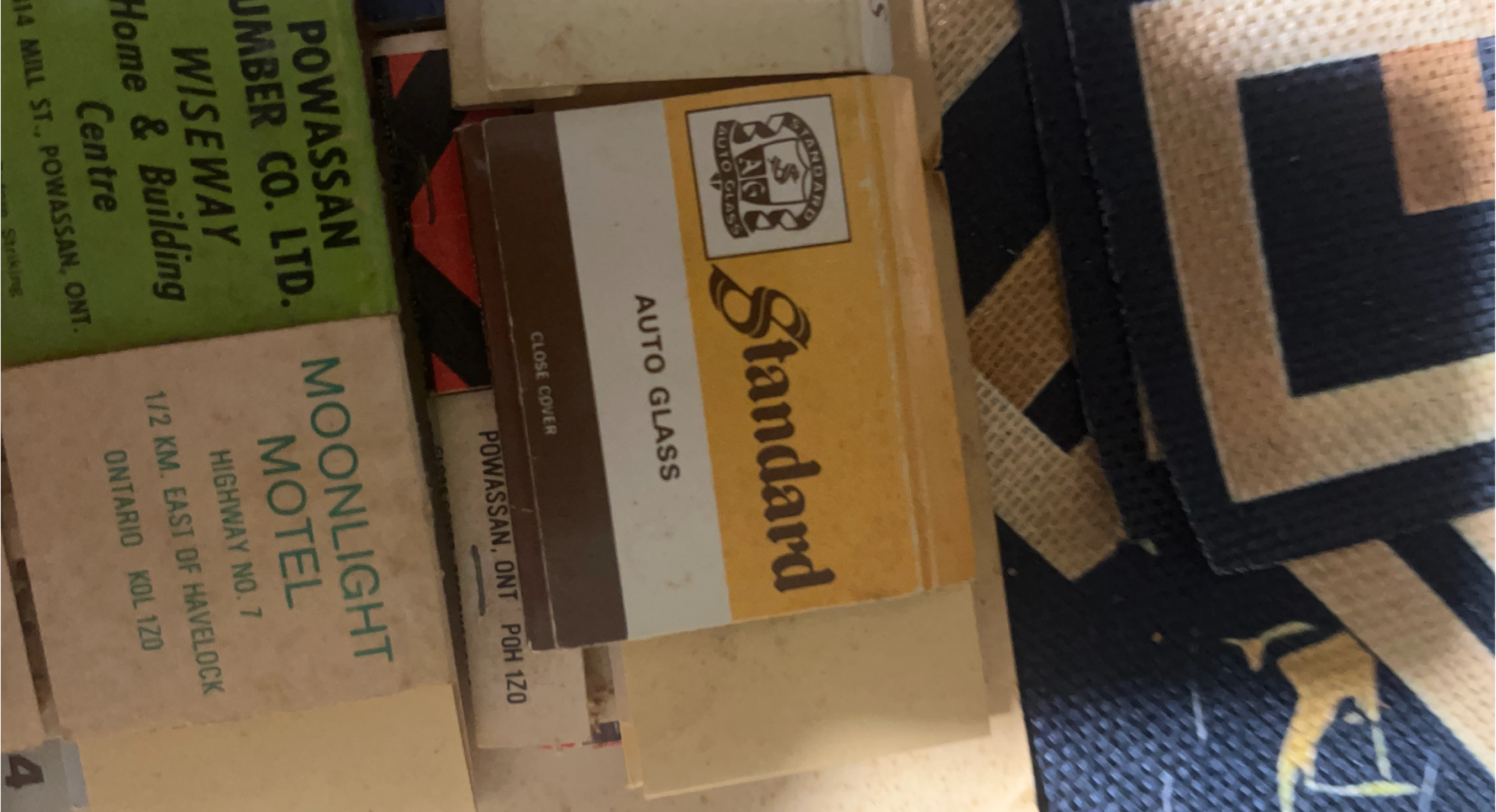 Vintage Standard Auto Glass Matchbook