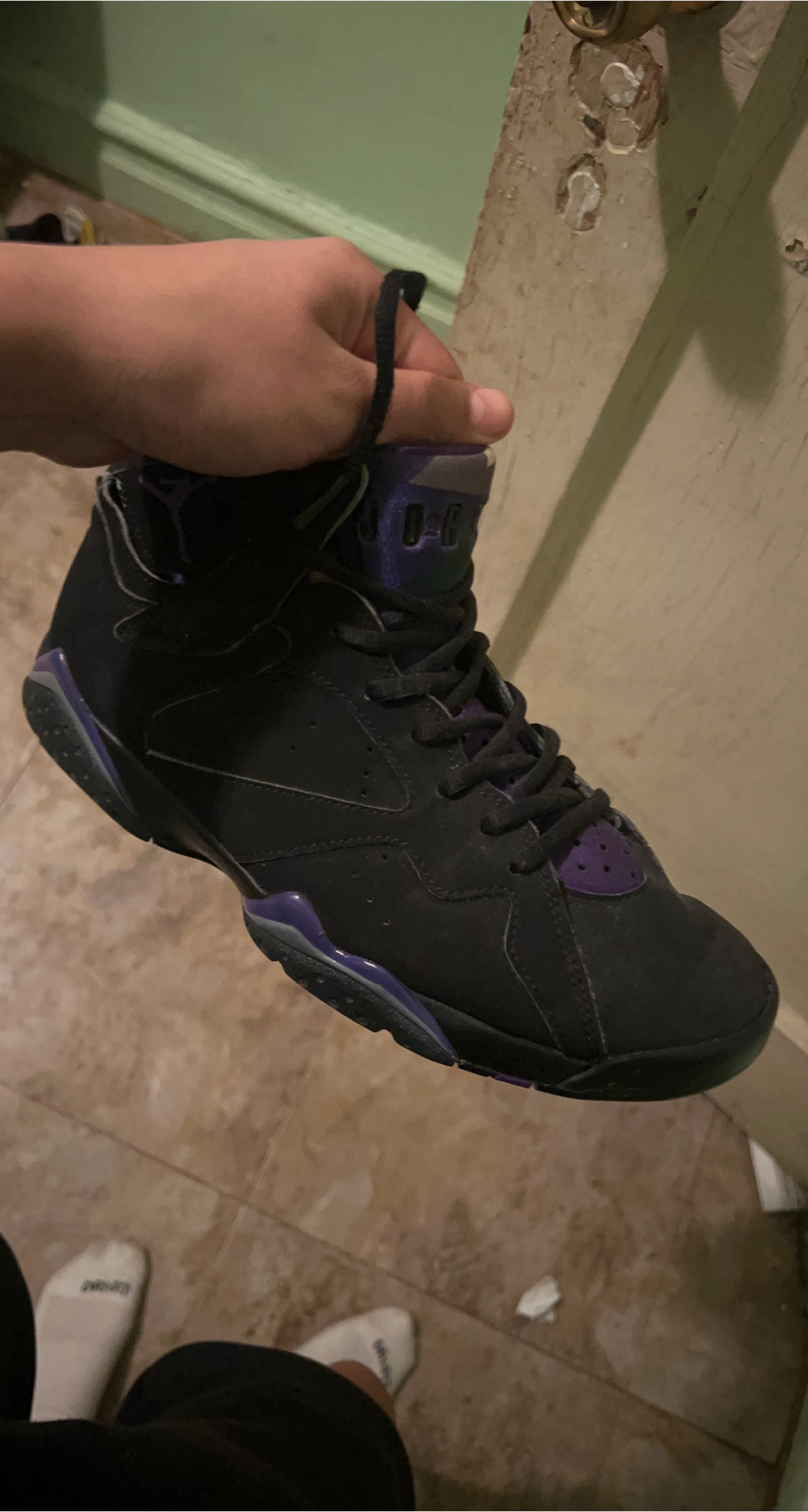 Air Jordan 7 Retro 'Raptors' Black Purple