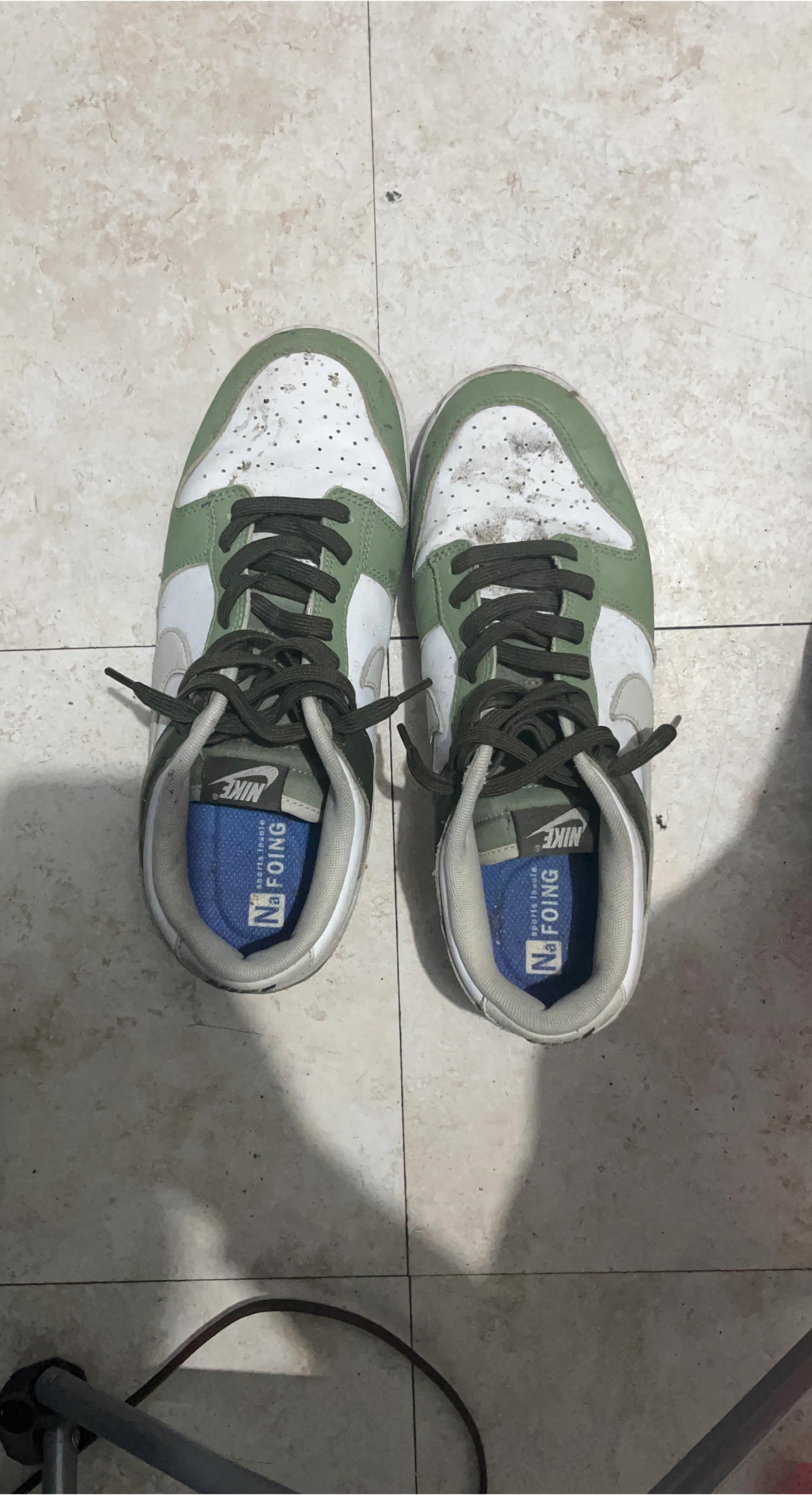 Nike Dunk Low "Panda" Green White