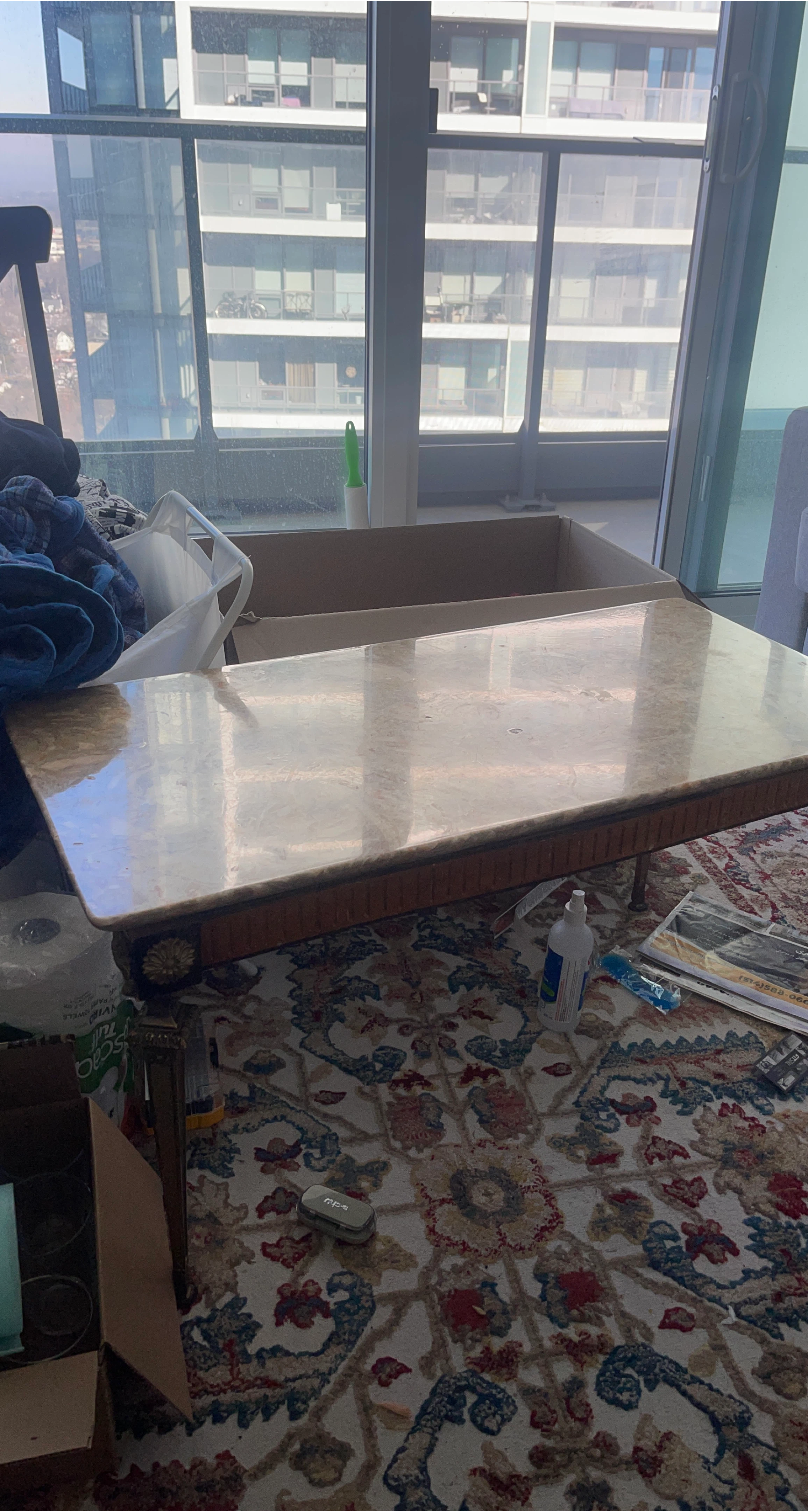 Marble Top Coffee Table