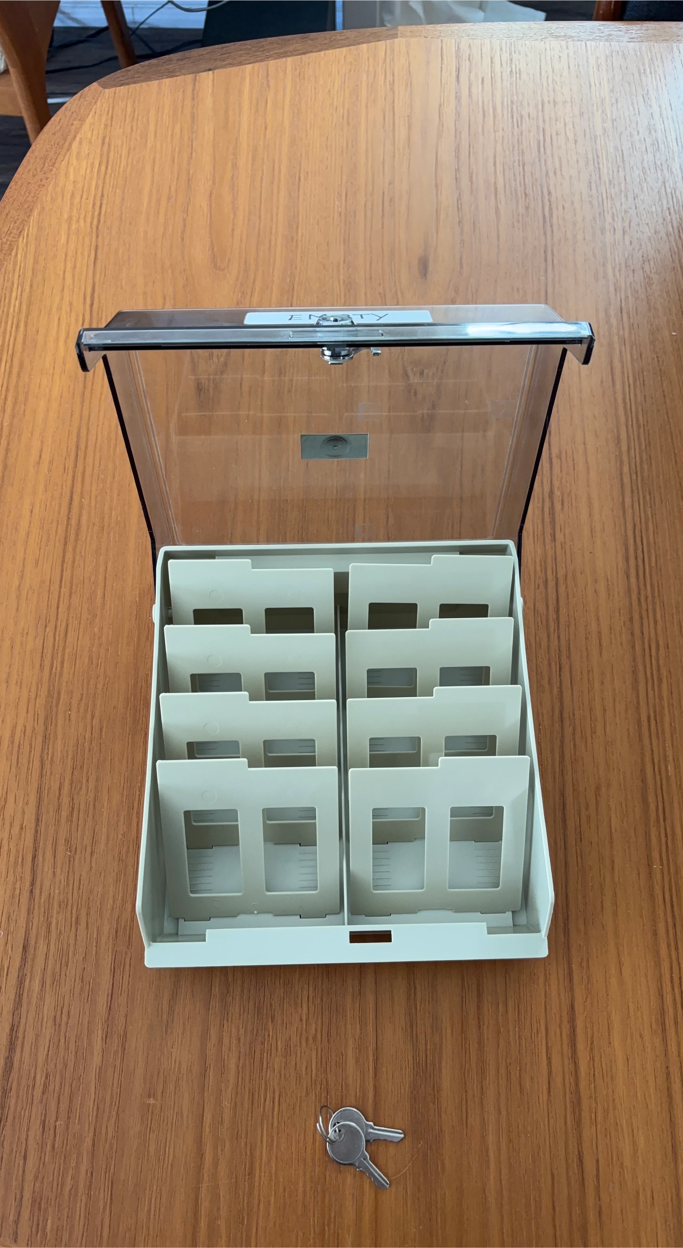Floppy Disc Storage Box with Key